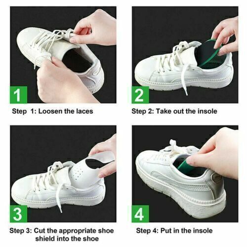 1/3/5 Pairs Shoes Creasing Protector Care Repair Anti Force Fields Shoe Cover