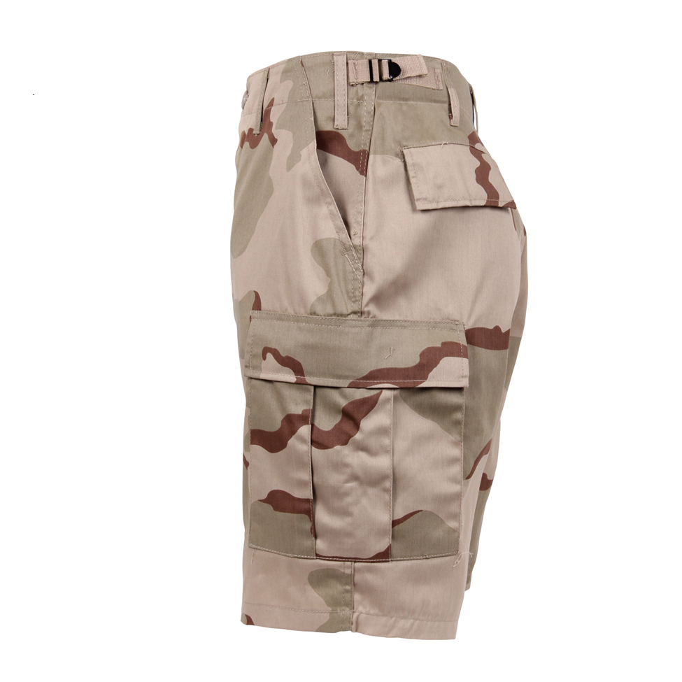 Tri Color Desert Camo BDU Combat CARGO SHORTS 10″ Inch Inseam Gulf War OEF OIF