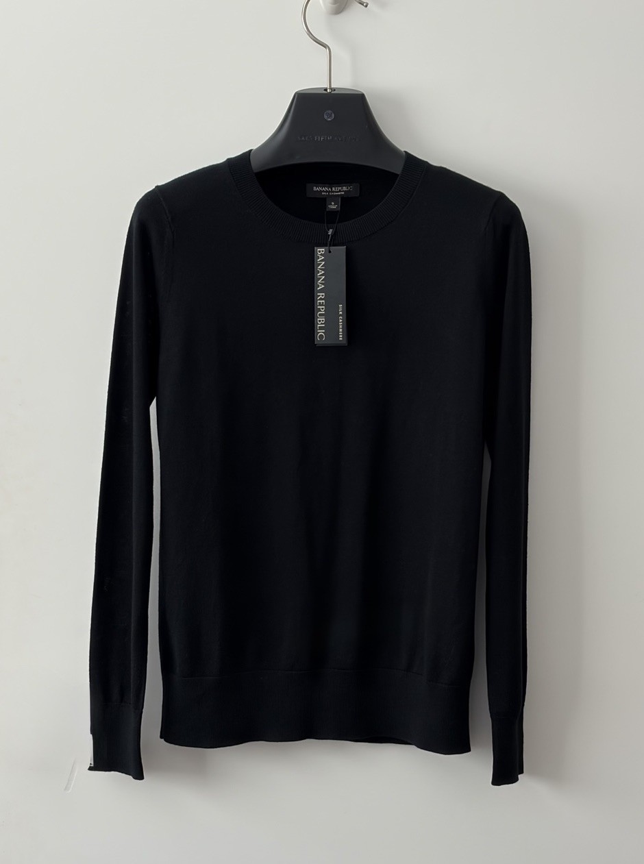 Banana Republic Silk Cashmere Blend Lightweight Sweater Size S