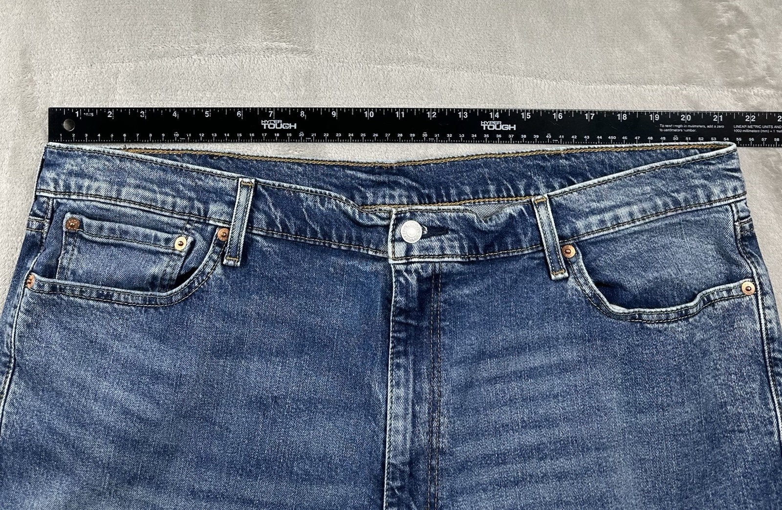 Levi’s 541 Athletic Taper Denim Jeans Men’s Sz 42×30 Blue Stretch Lyocell
