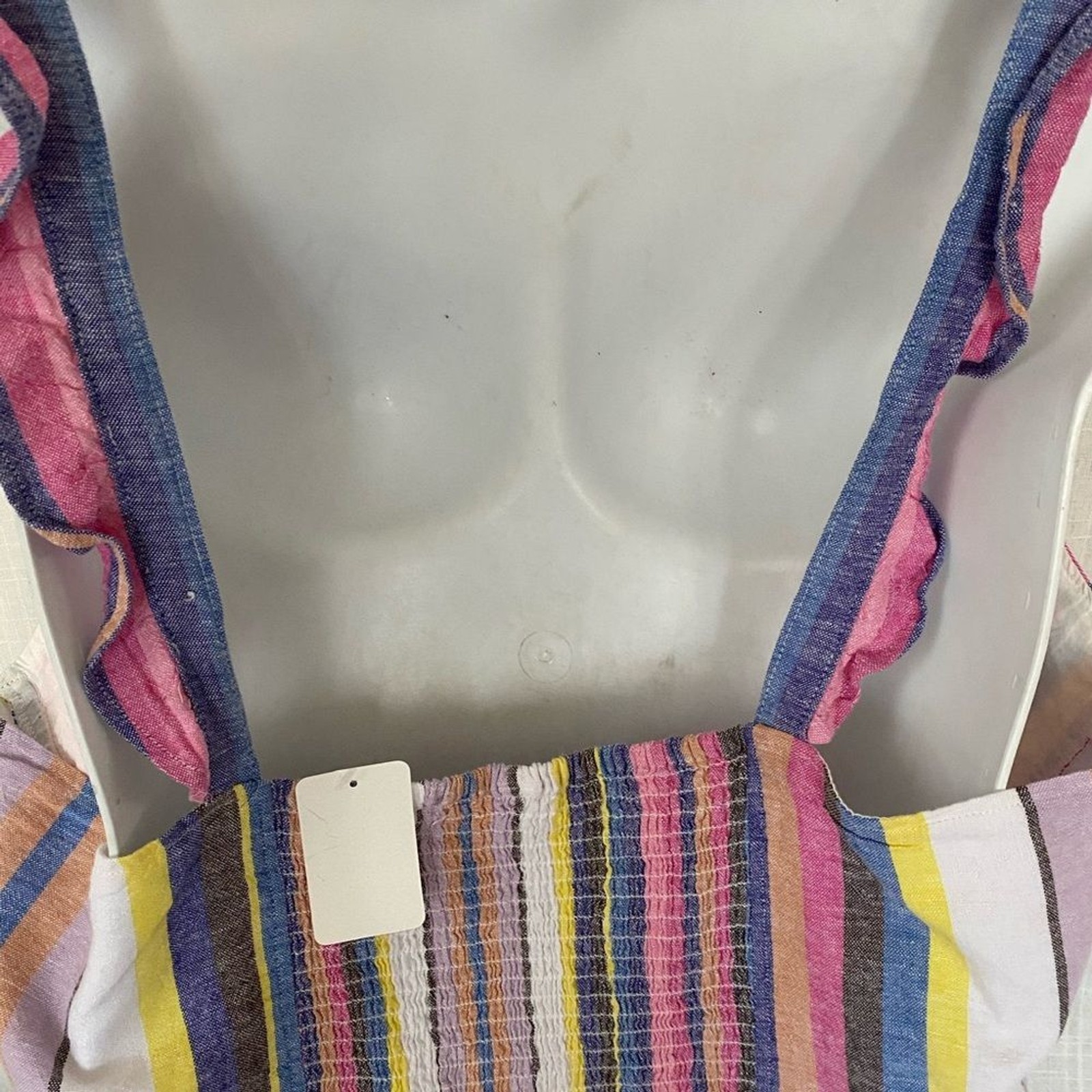 Stripe crop top 4X