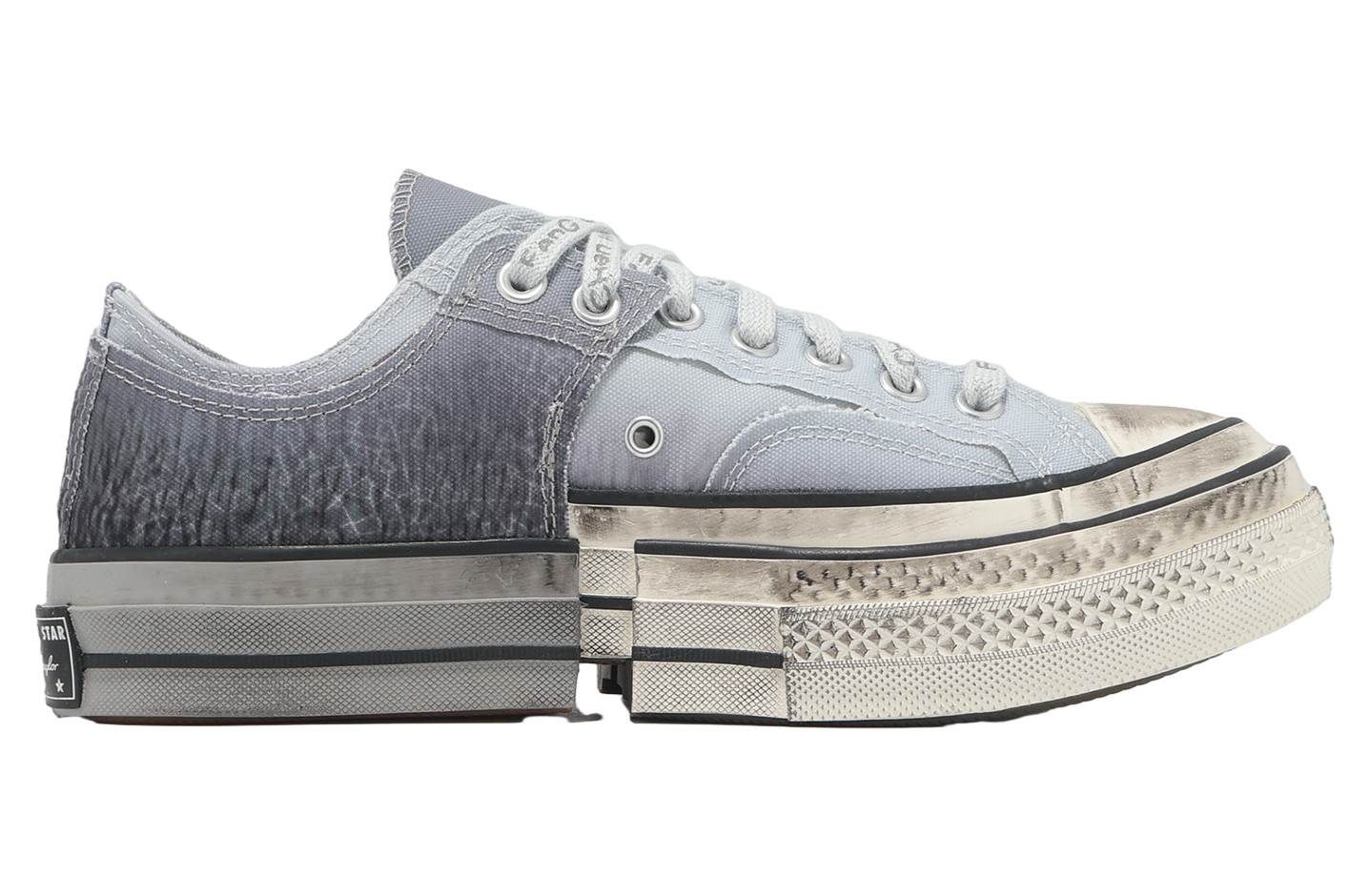 Converse x Feng Chen Wang 2-in-1 Chuck 70 Low ‘Grey’ Men’s Sneakers A15742C NEW