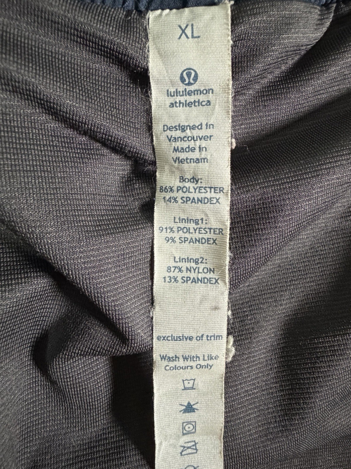 Lululemon Pace Breaker Lined Shorts Men’s XL 9″ Inseam Blue/Green Colorblock Run