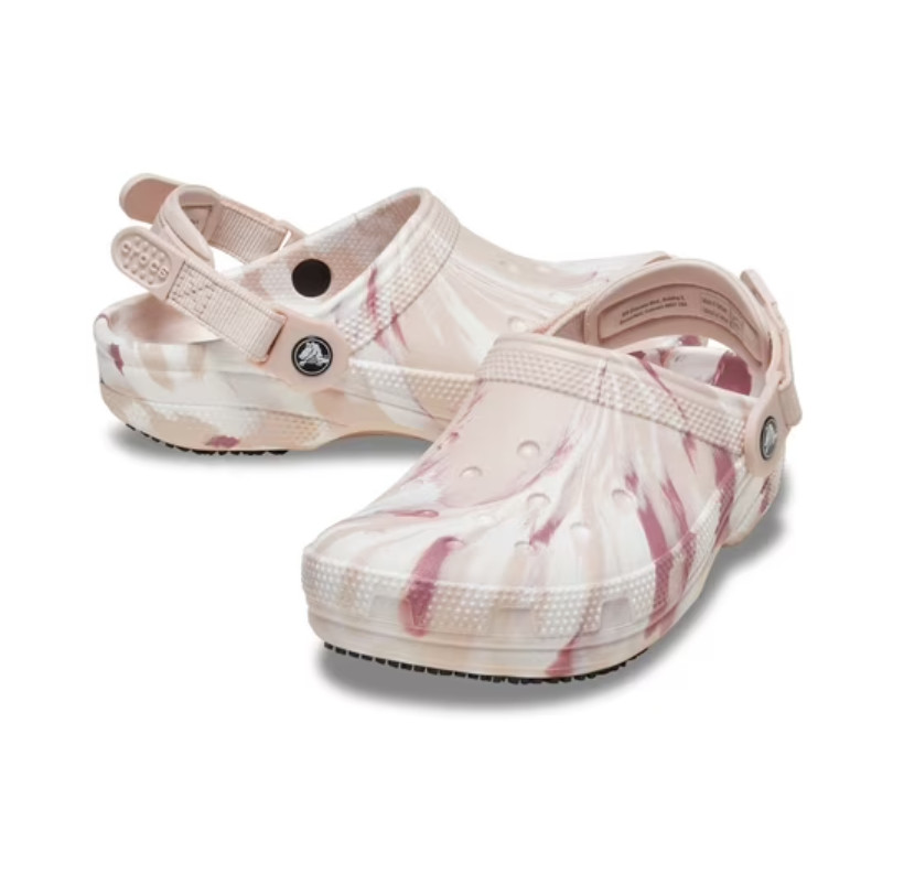 Crocs at Work Unisex Classic Slip Resistant Work Clog – Quartz/Multi