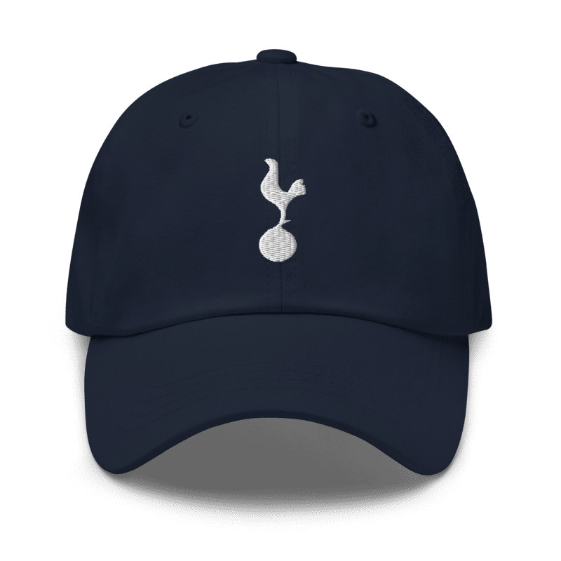 Spurs Silhouette Logo Adjustable Embrodiery Navy Color Classic Dad Hat