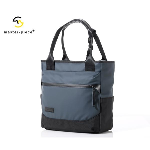 Master-Piece Masterpiece MSPC slick Tote bag Navy 02483 Made in Japan