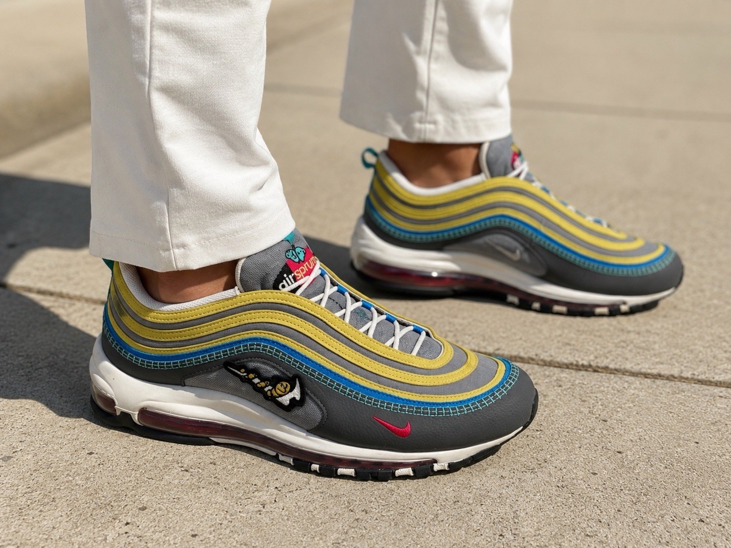 Nike Air Max 97 SE Air Sprung DH4759-001 Men 15 Iron Grey-Phantom Sneakers Shoes