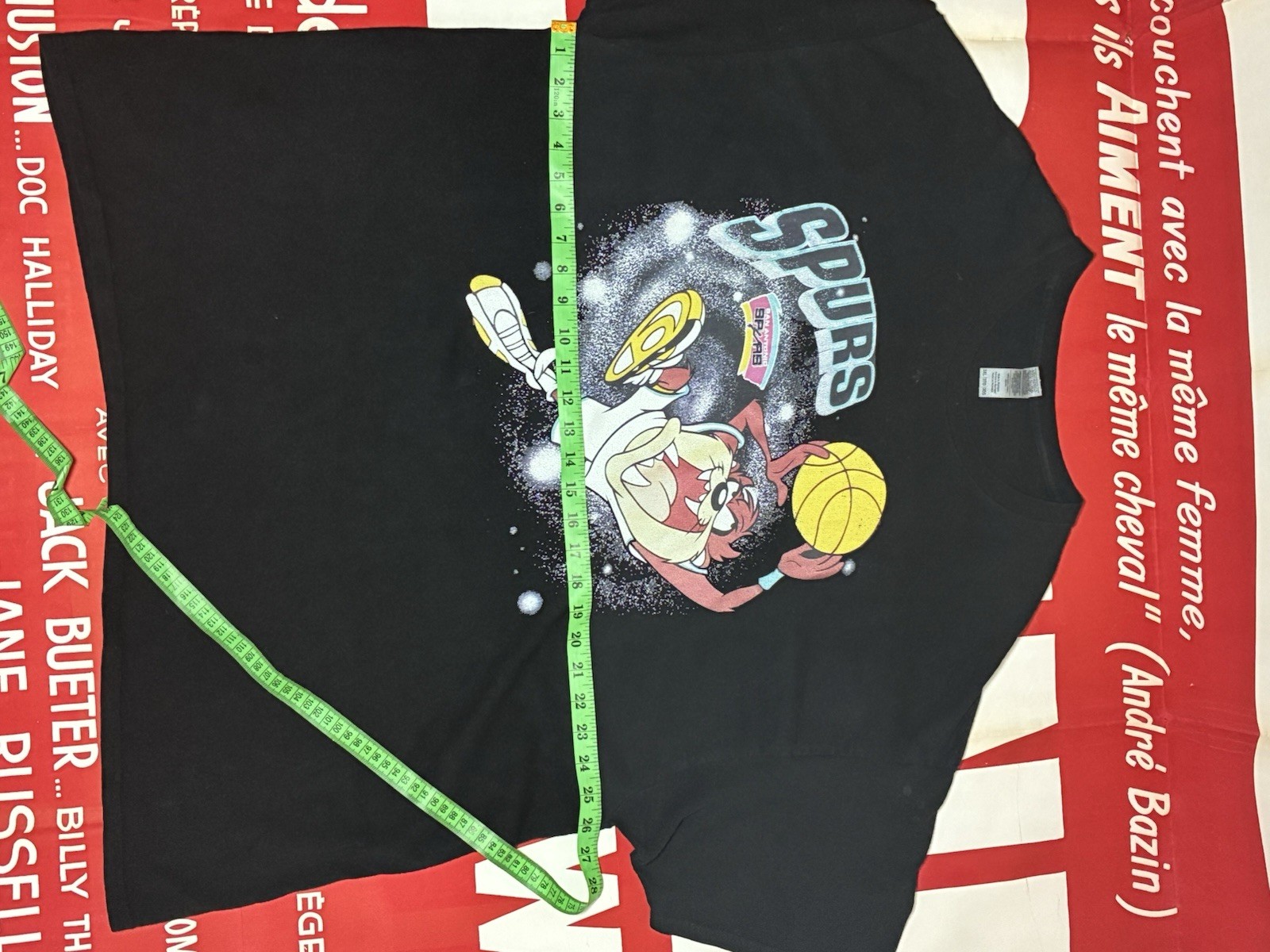 San Antonio Spurs Looney Tunes Taz Vintage Tee