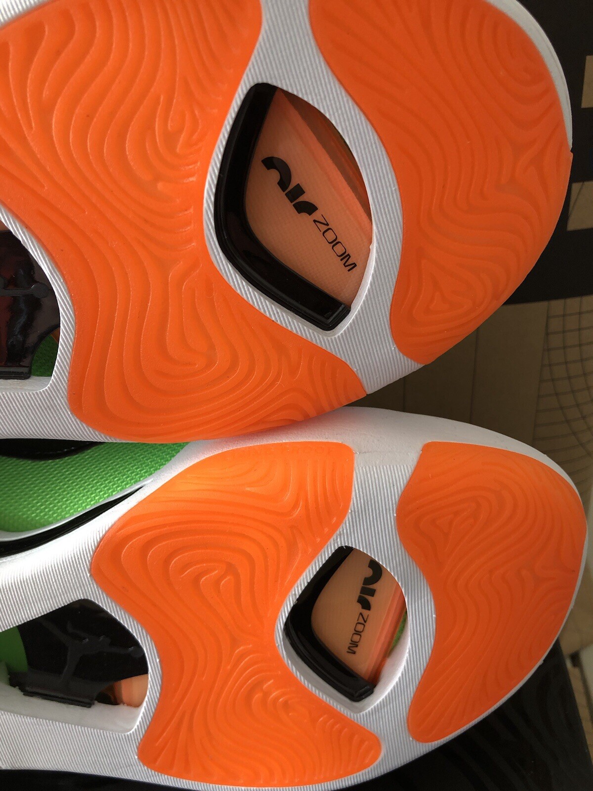 Nike Jordan Tatum 1 White|Orange |Black Home Team DZ3324-108 Men Size 10.5
