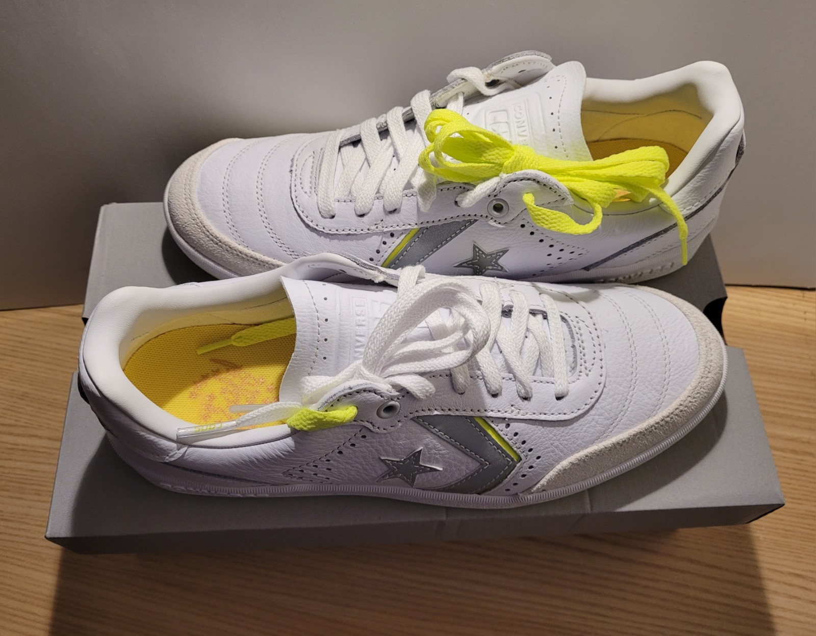CONVERSE Cons Louie Lopez Pro 2 Shoes, White/Yellow, M8/W9.5
