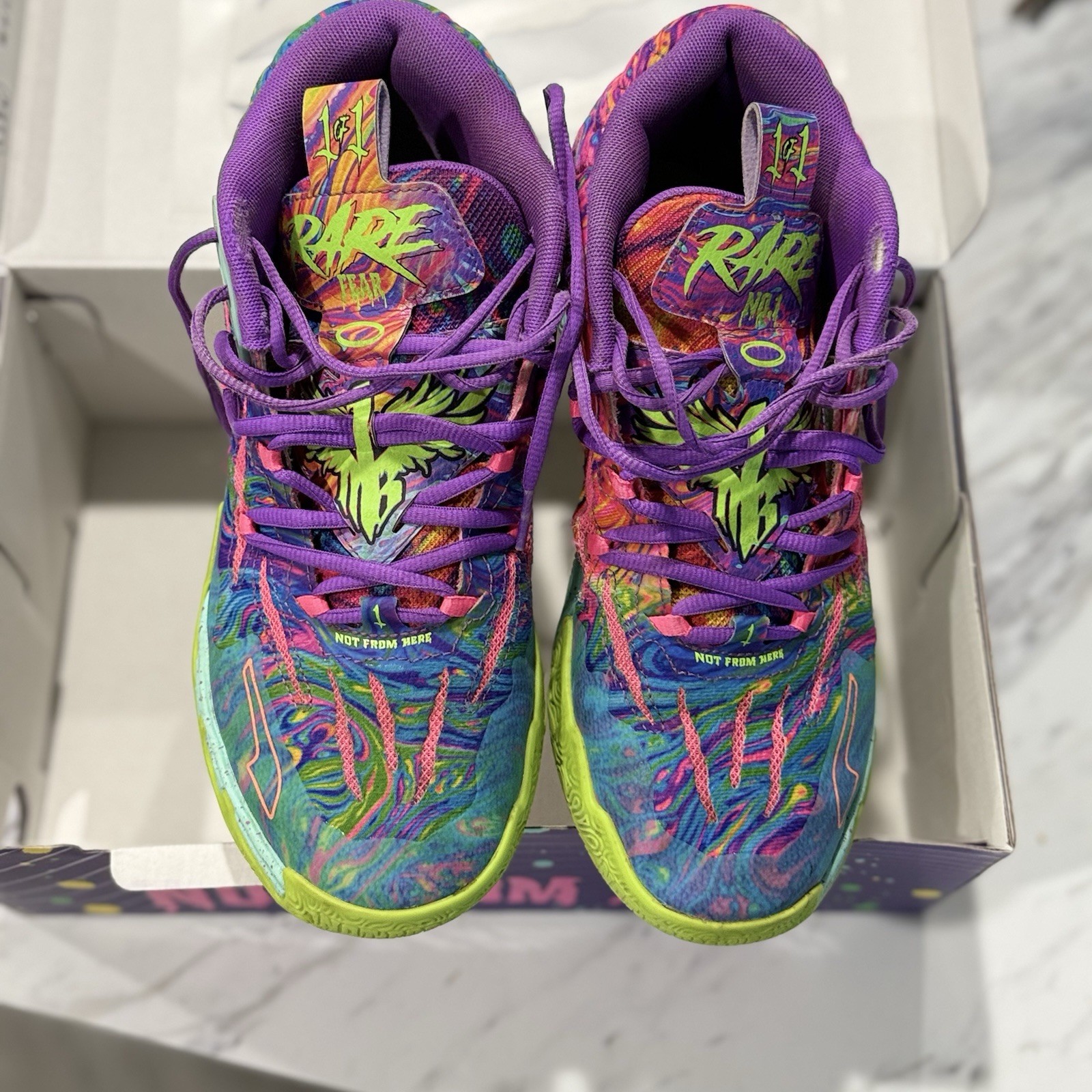 Puma LaMelo Ball MB.03 “Be You” Men’s Size 8 Basketball Shoes Rare Multi-Color
