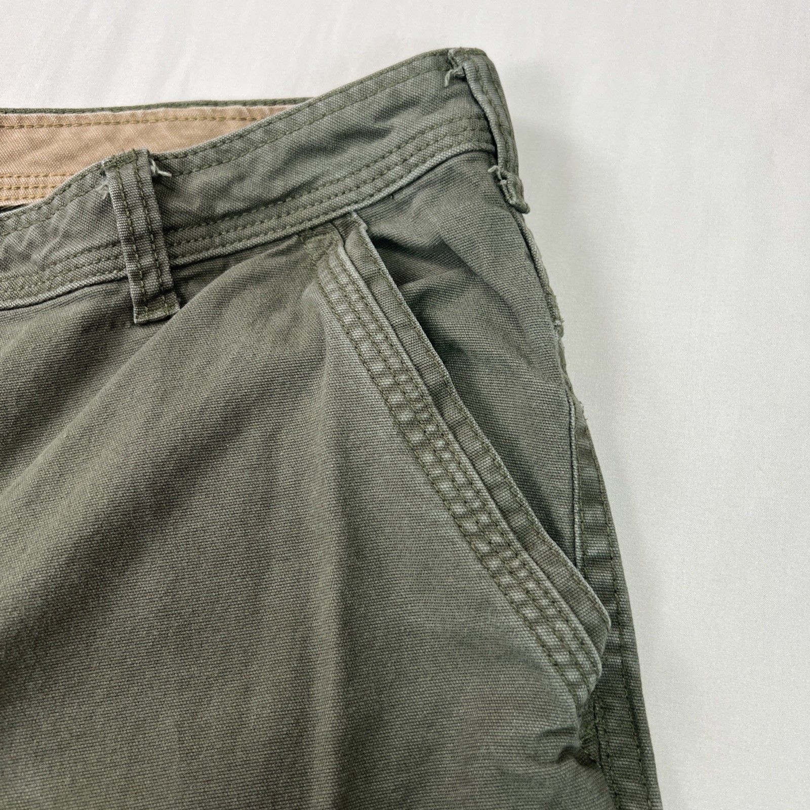 Legendary Outfitters Canvas Pant Mens 40×30 Tag 40×32 Green Outdoor Workwear