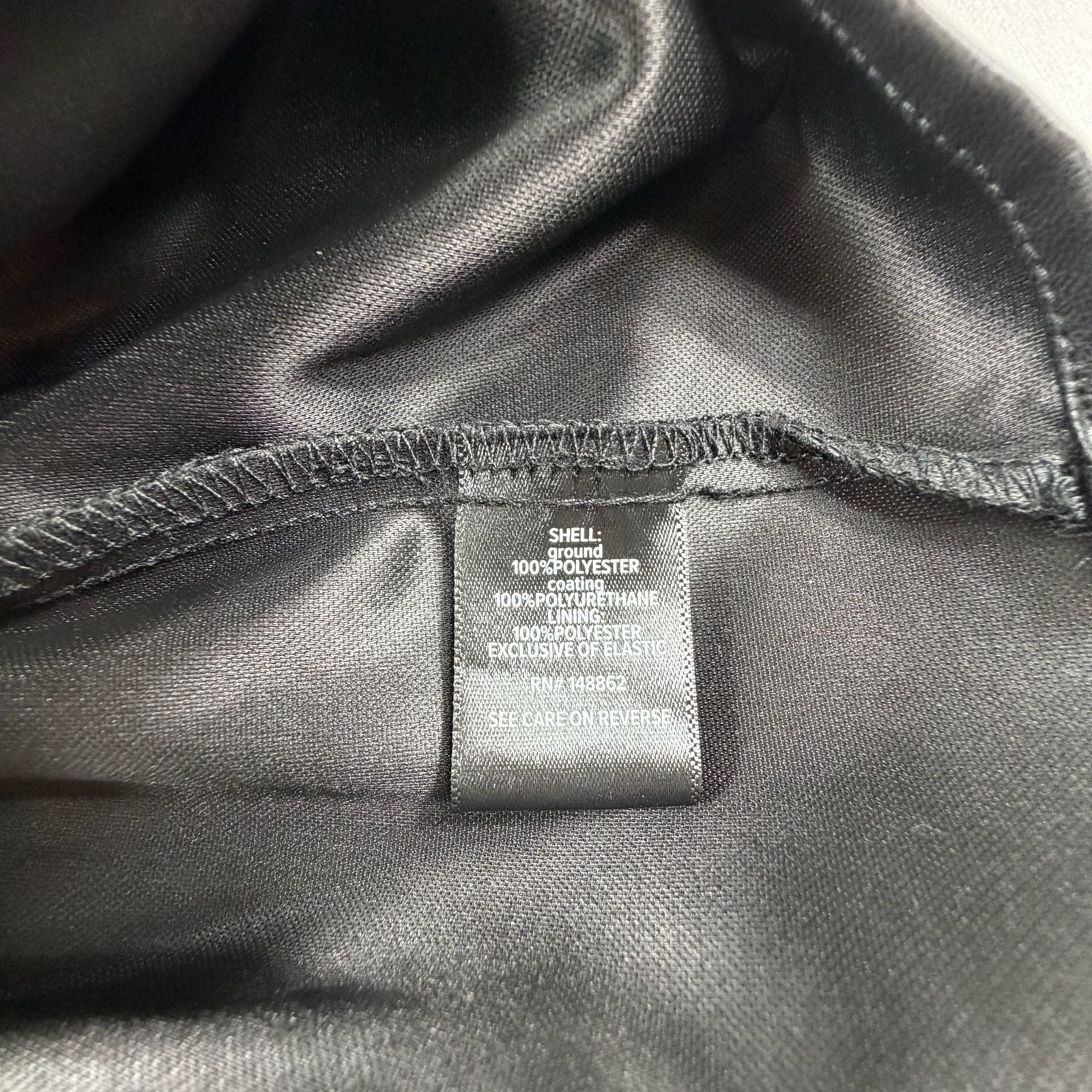 Torrid Faux Leather Smocked Peplum Top Black Size 0