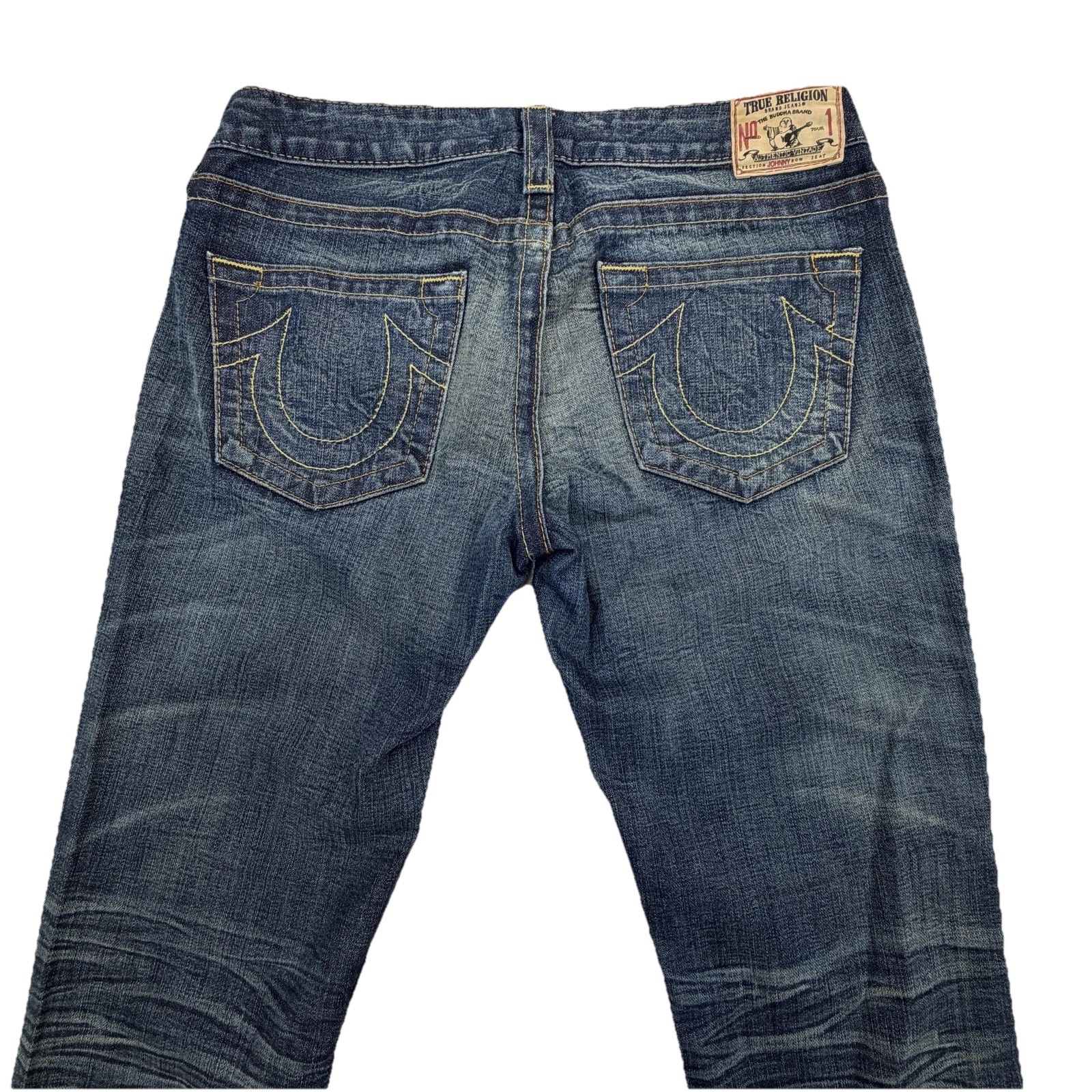 True Religion First Edition Johnny Dark Star Jeans 30×34 Straight Made USA