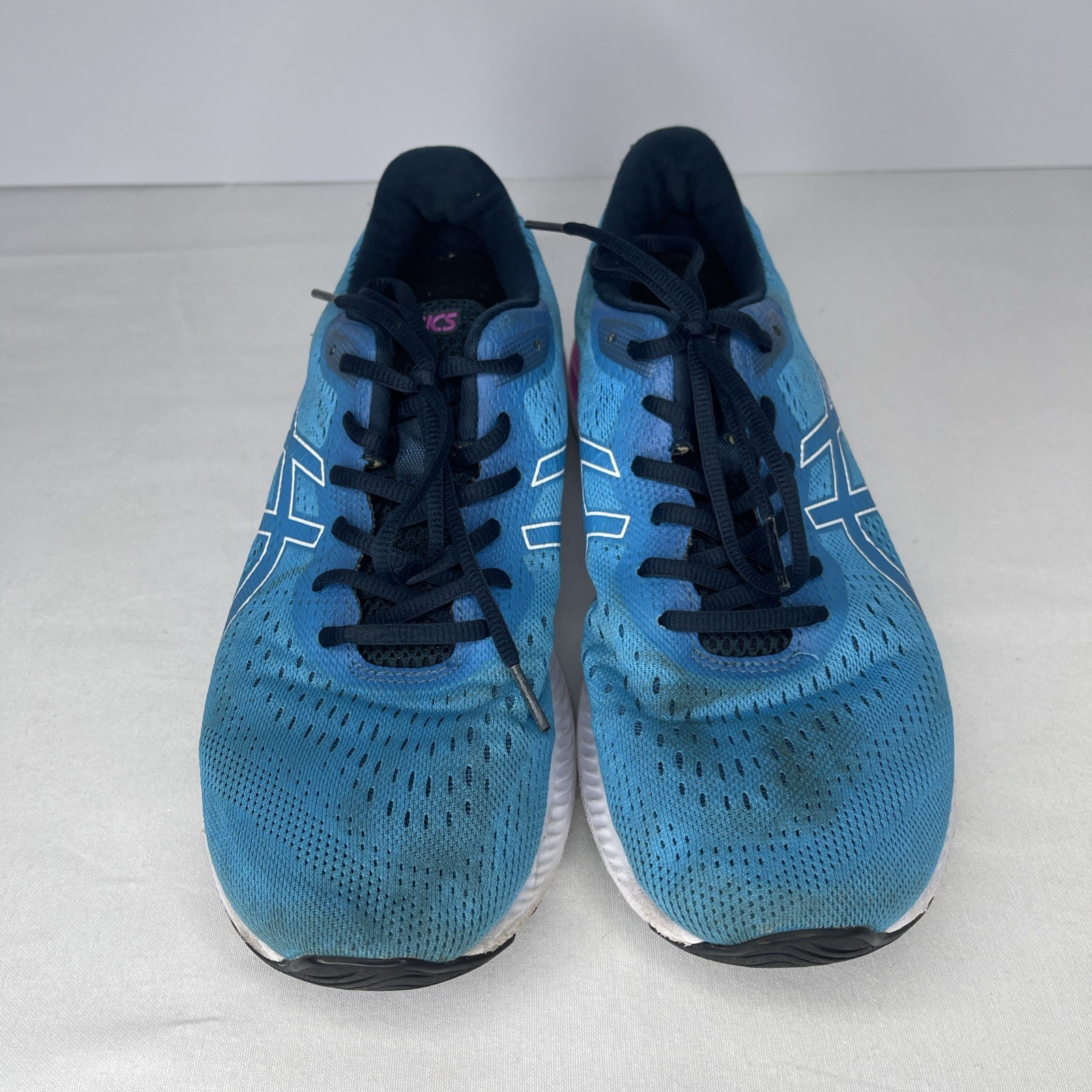 Asics Gel-Excite 8 Digital Aqua White Mesh Women Size 11 Running Sneakers Shoes.