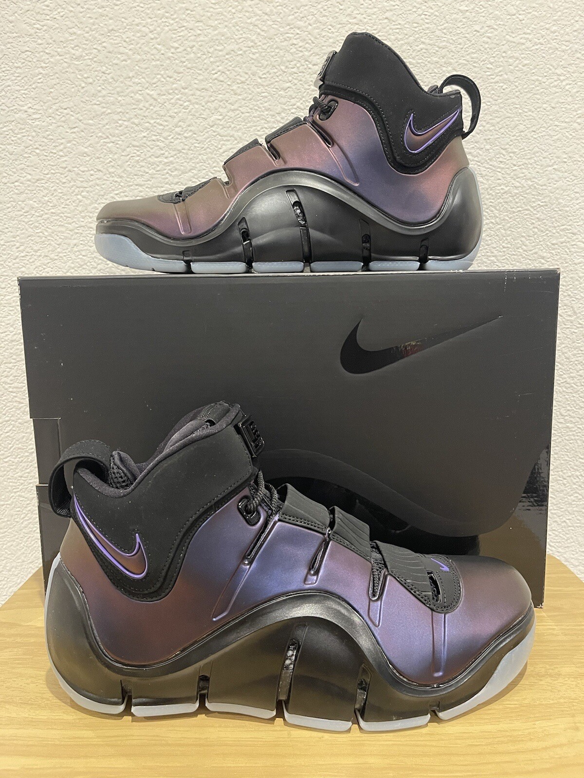 Nike Zoom LeBron 4 Eggplant/Varsity Purple – FN6251-001 Mens size 10 New in Box