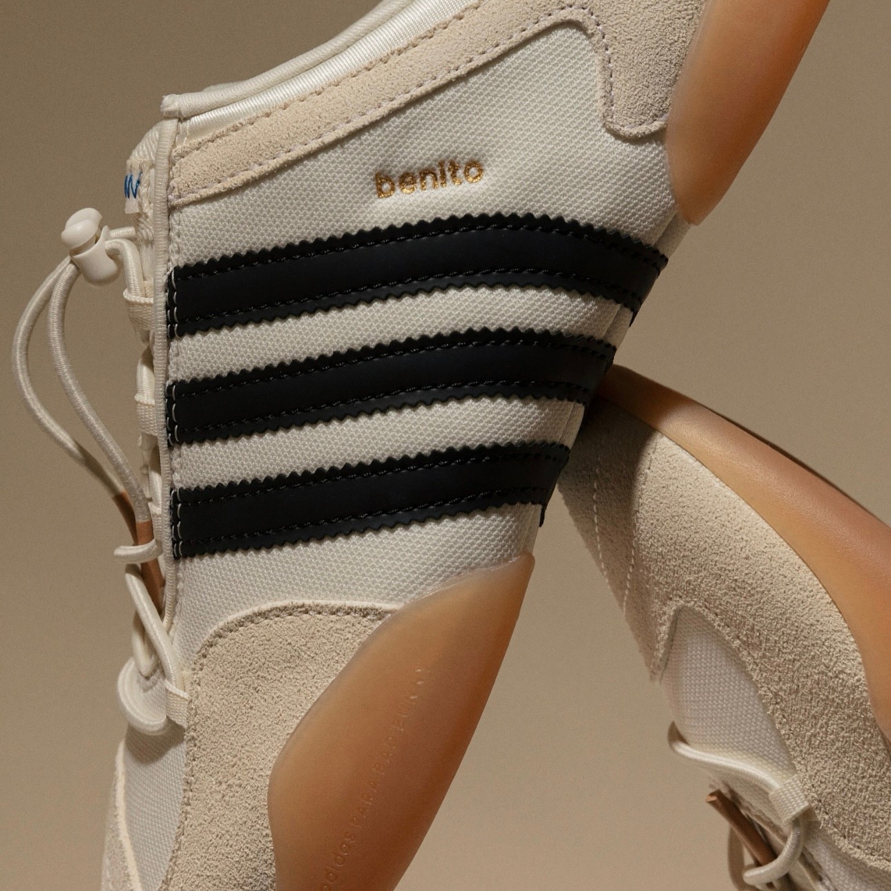 adidas Bad Bunny x Ballerina ‘Off White Black Gum’ JQ9229 Size