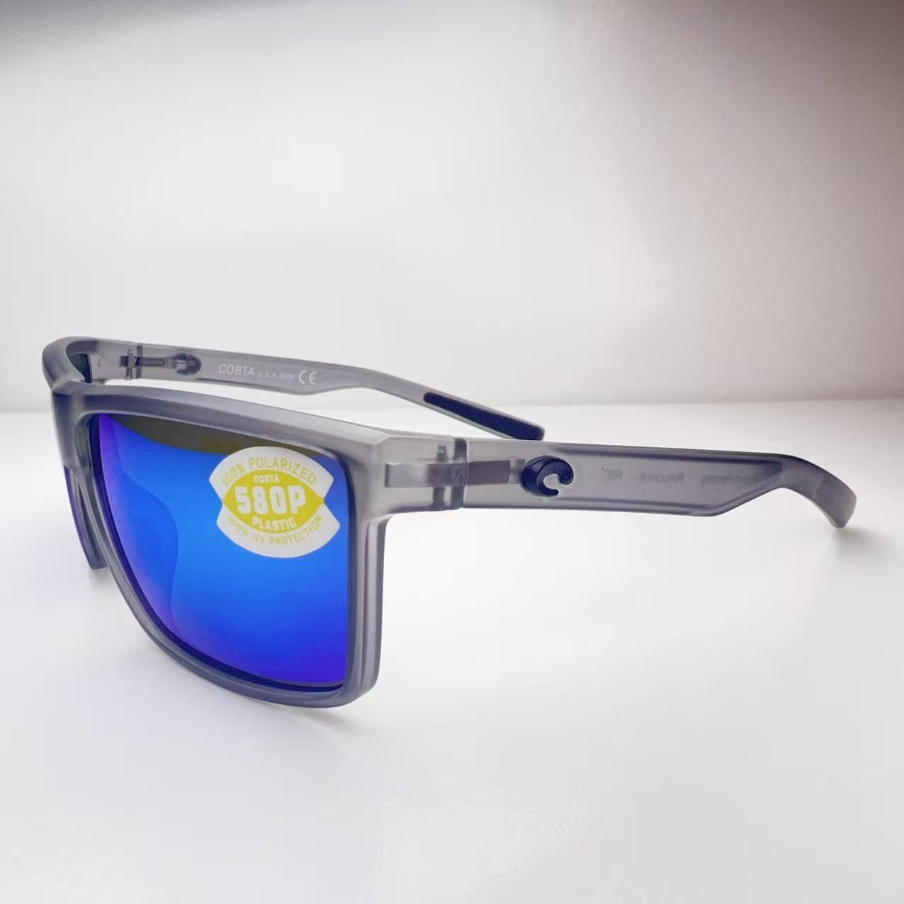 COSTA Rinconcito Smoke-Gray frame/ Blue polarized Sunglasses 580P High-end TR90