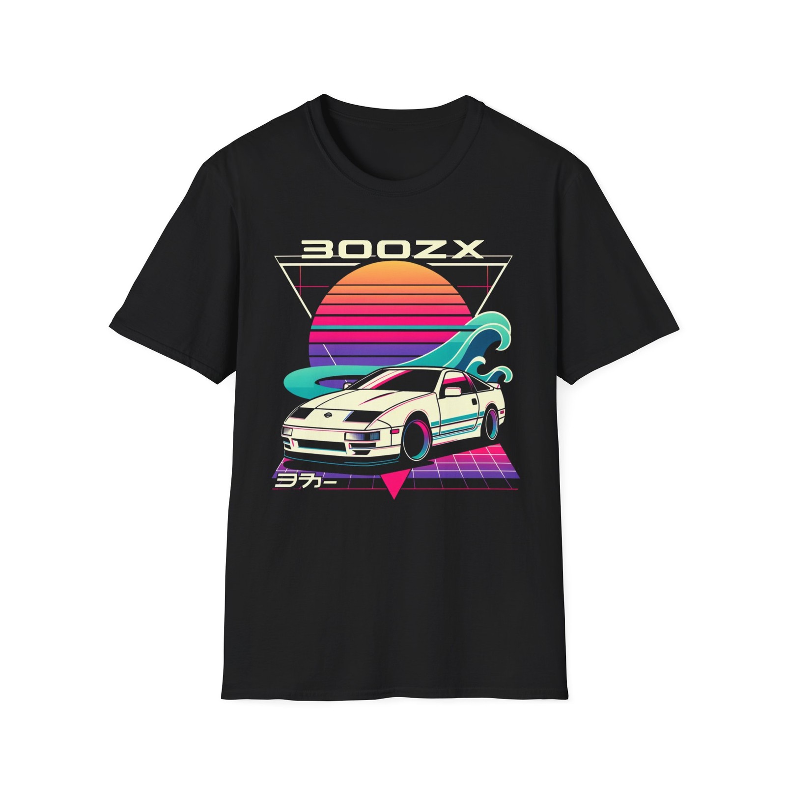 300ZX T-Shirt – Retro Vaporwave 80s JDM Sports Car Graphic Tee