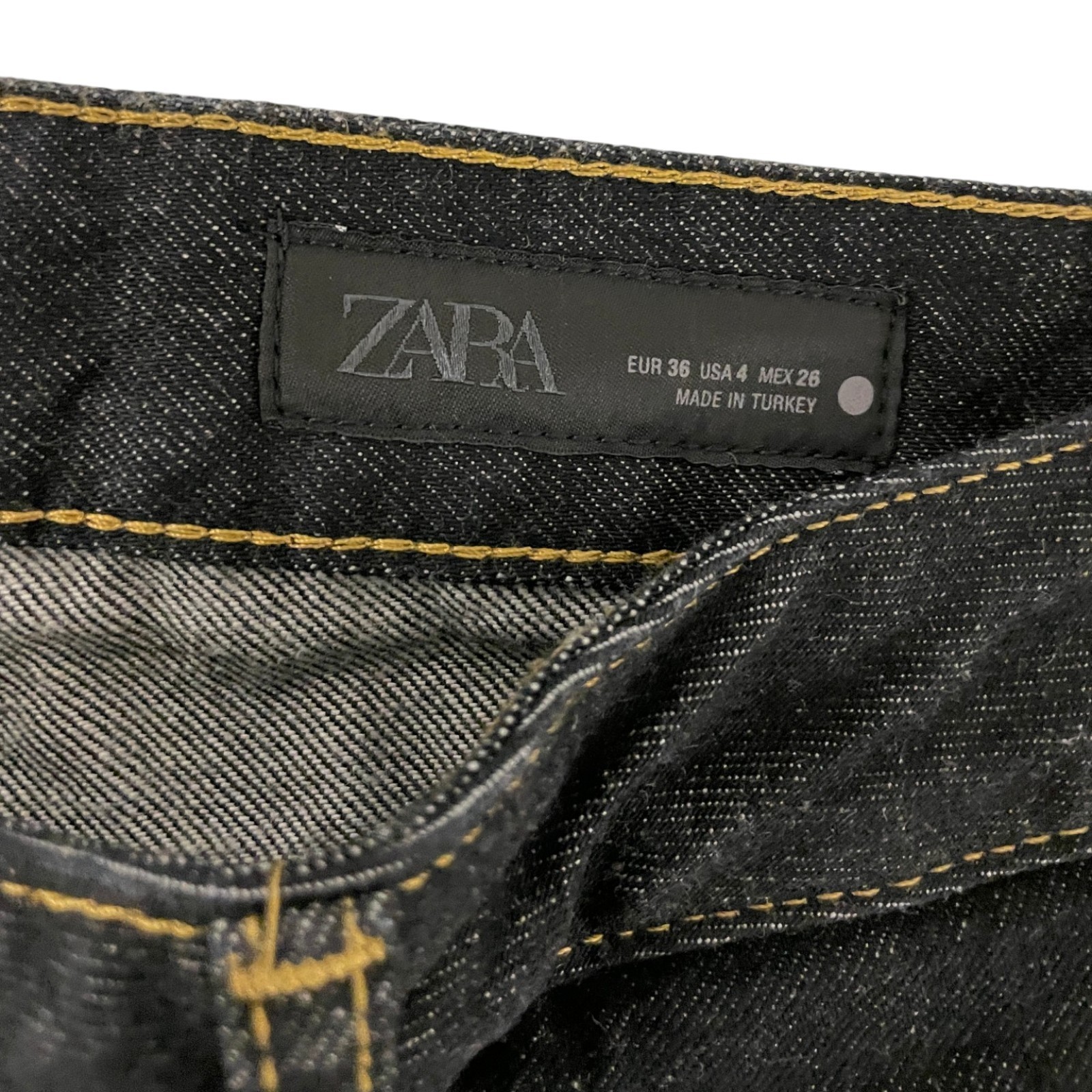 Zara Womens Jeans EU 36 US 4 Blue Low Rise Wide Leg Relaxed Fit 9632/041 NWT