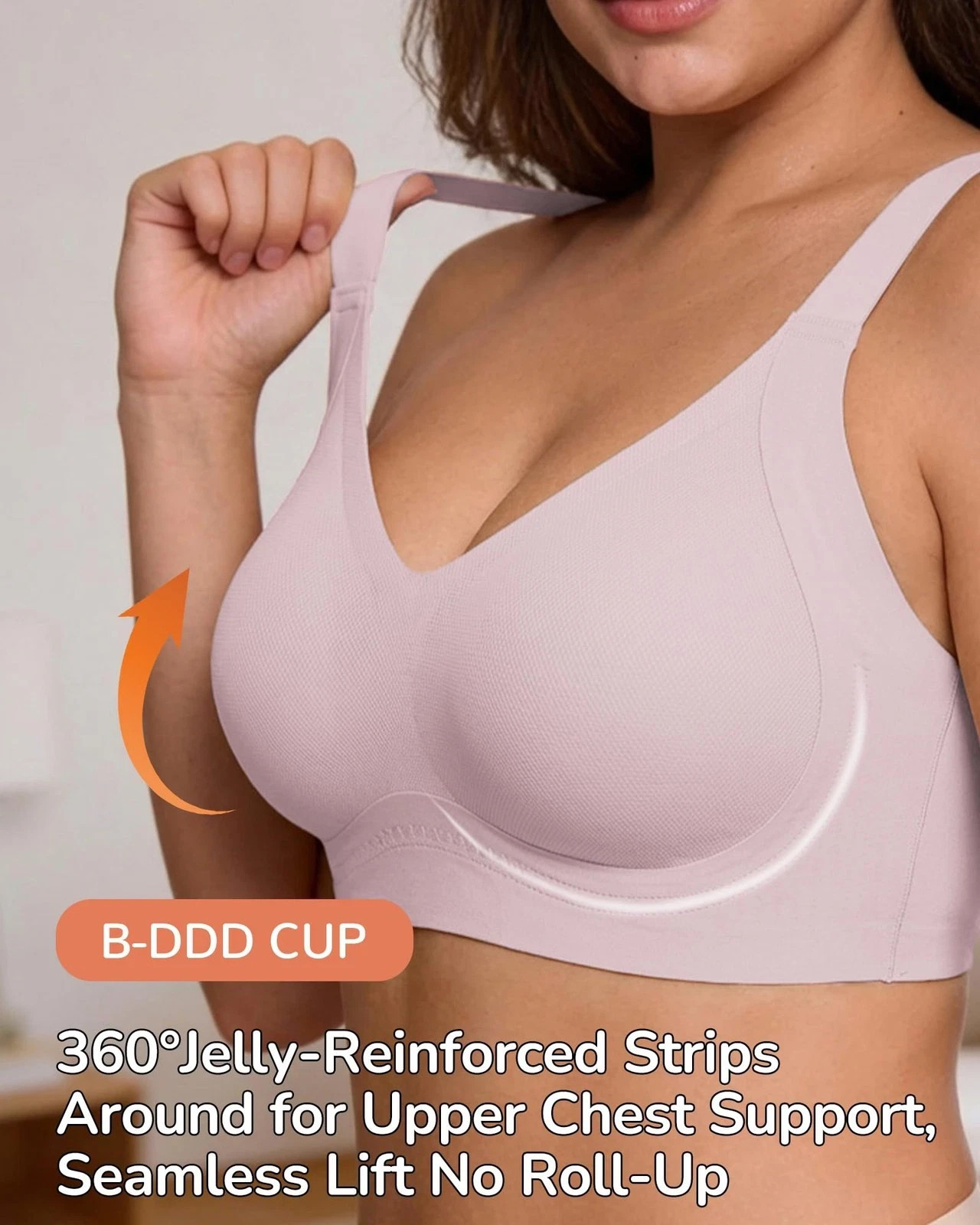 OEAK Women’s Wireless Jelly Bra, Medium, (10)