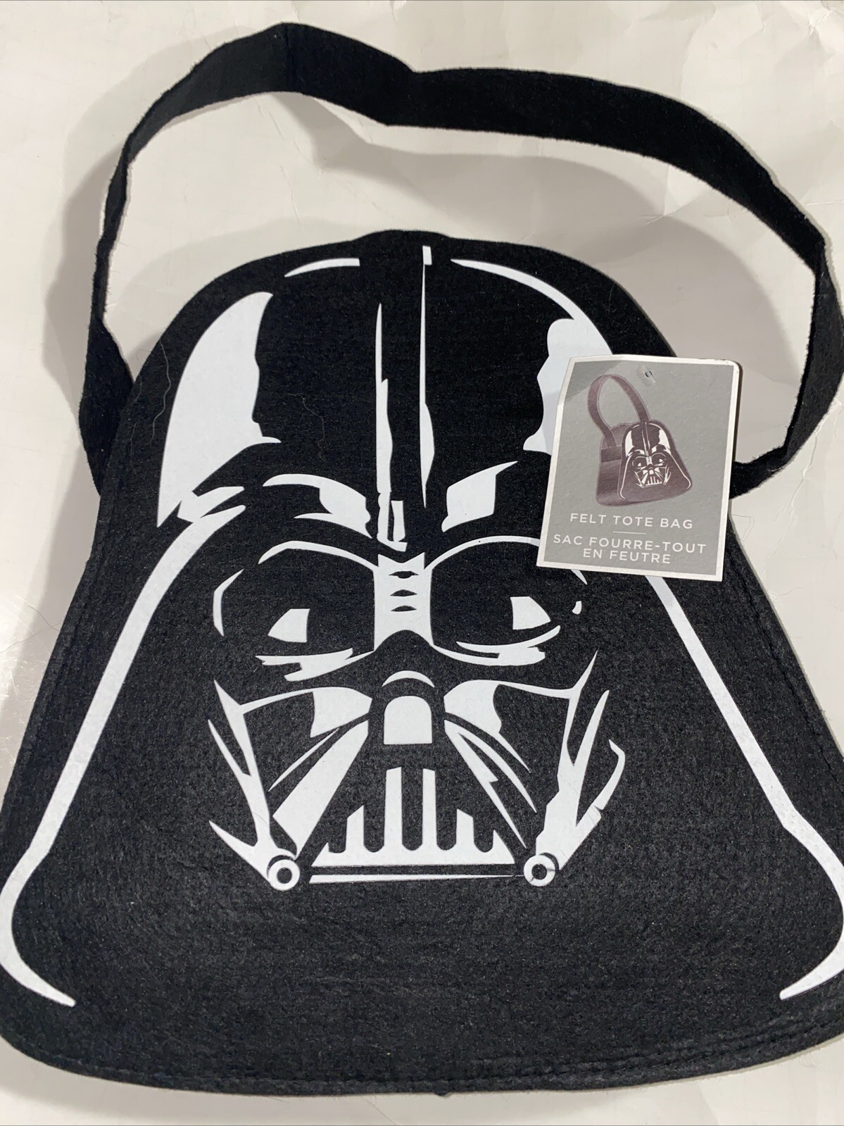 Darth Vader Felt Bag with Handles 11 inches Halloween Easter Bag