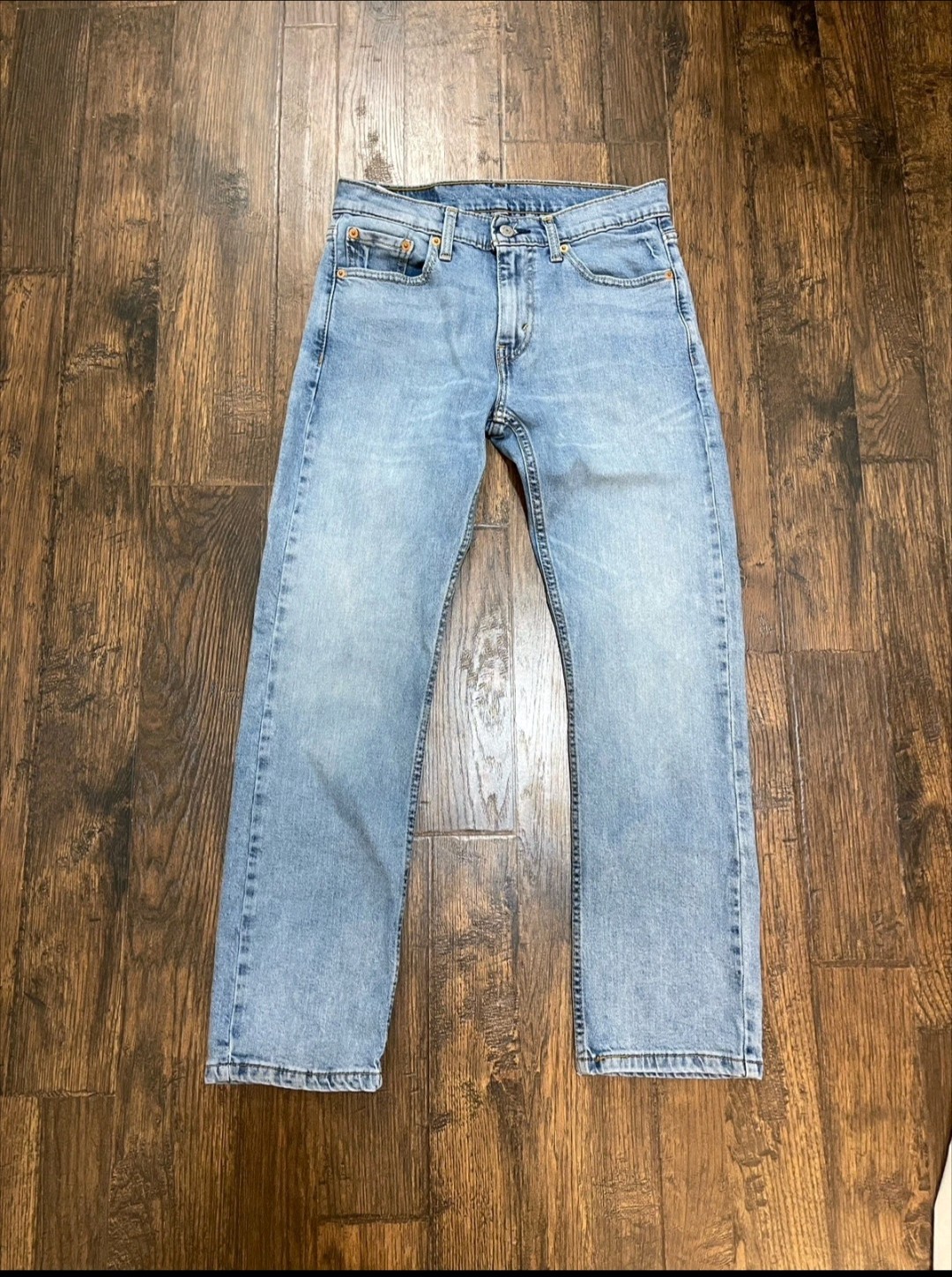Levi’s 513 Slim Straight Jeans 28×30 Light Wash Men’s Denim