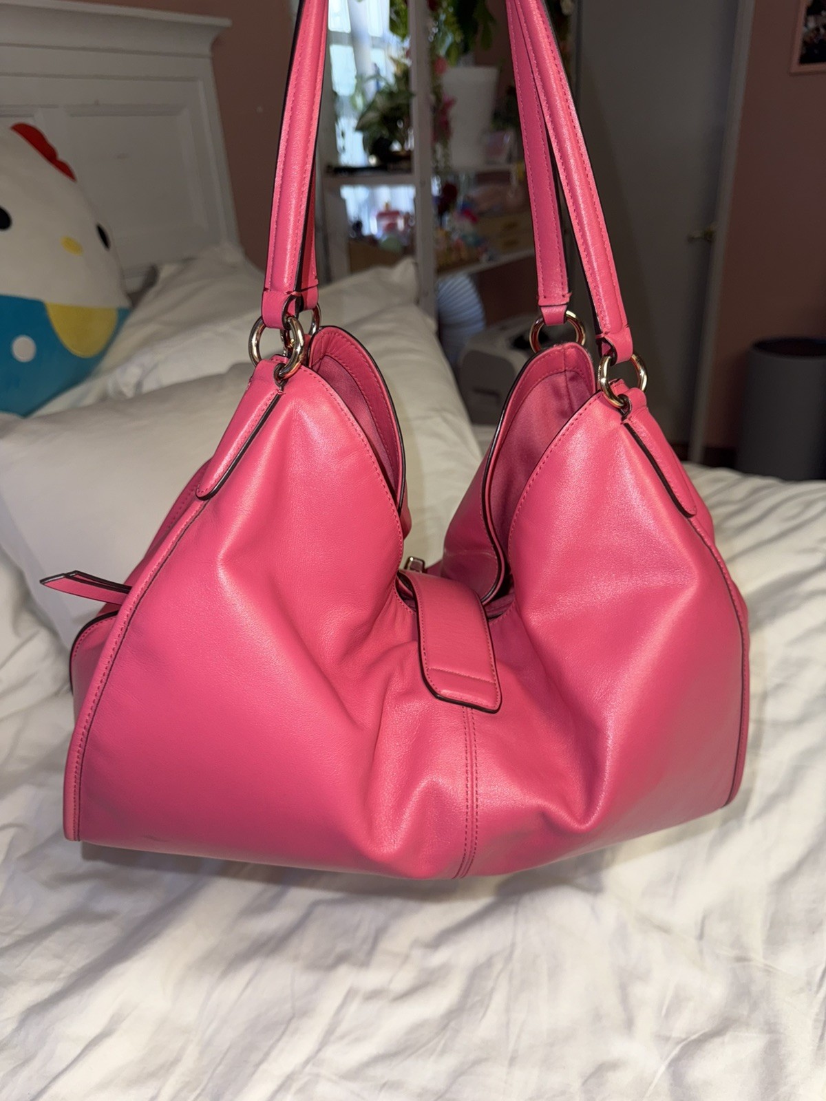 Gorgeous COACH pink Madison Carlyle Should Bag EXCELLENT CONDITION