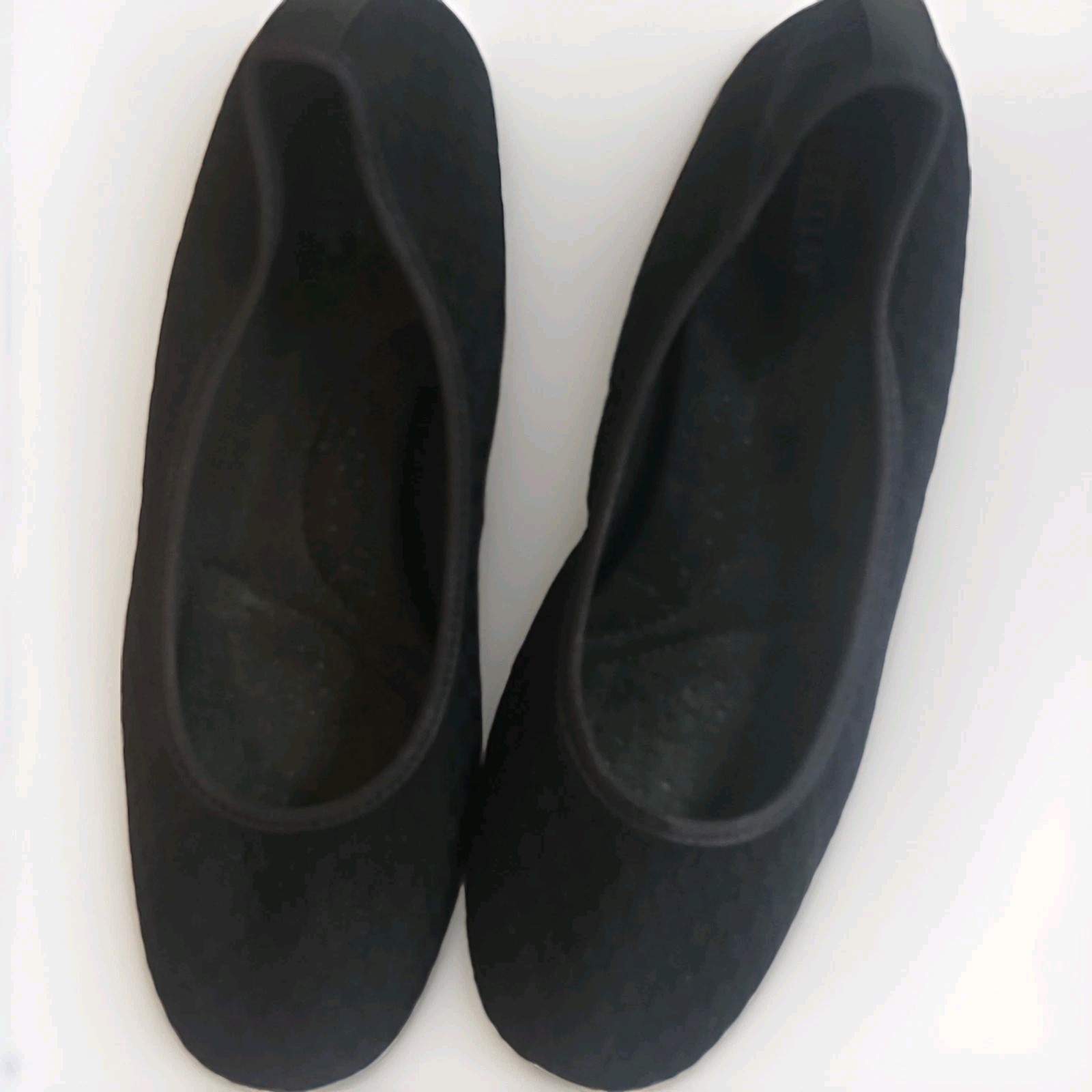 Seychelles Black Memory Foam Flats Women’s US 10 Wide Polyester Upper
