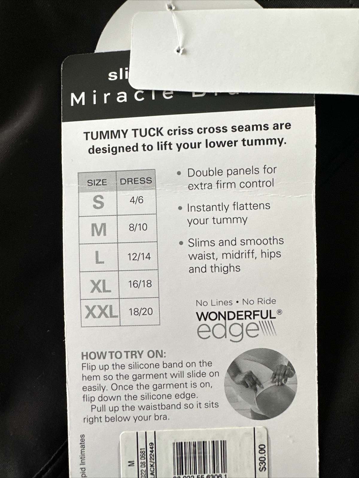 SlimShaper by Miracle Brands Women’s High-Waisted Tummy Tuck Thigh Slimmer –
