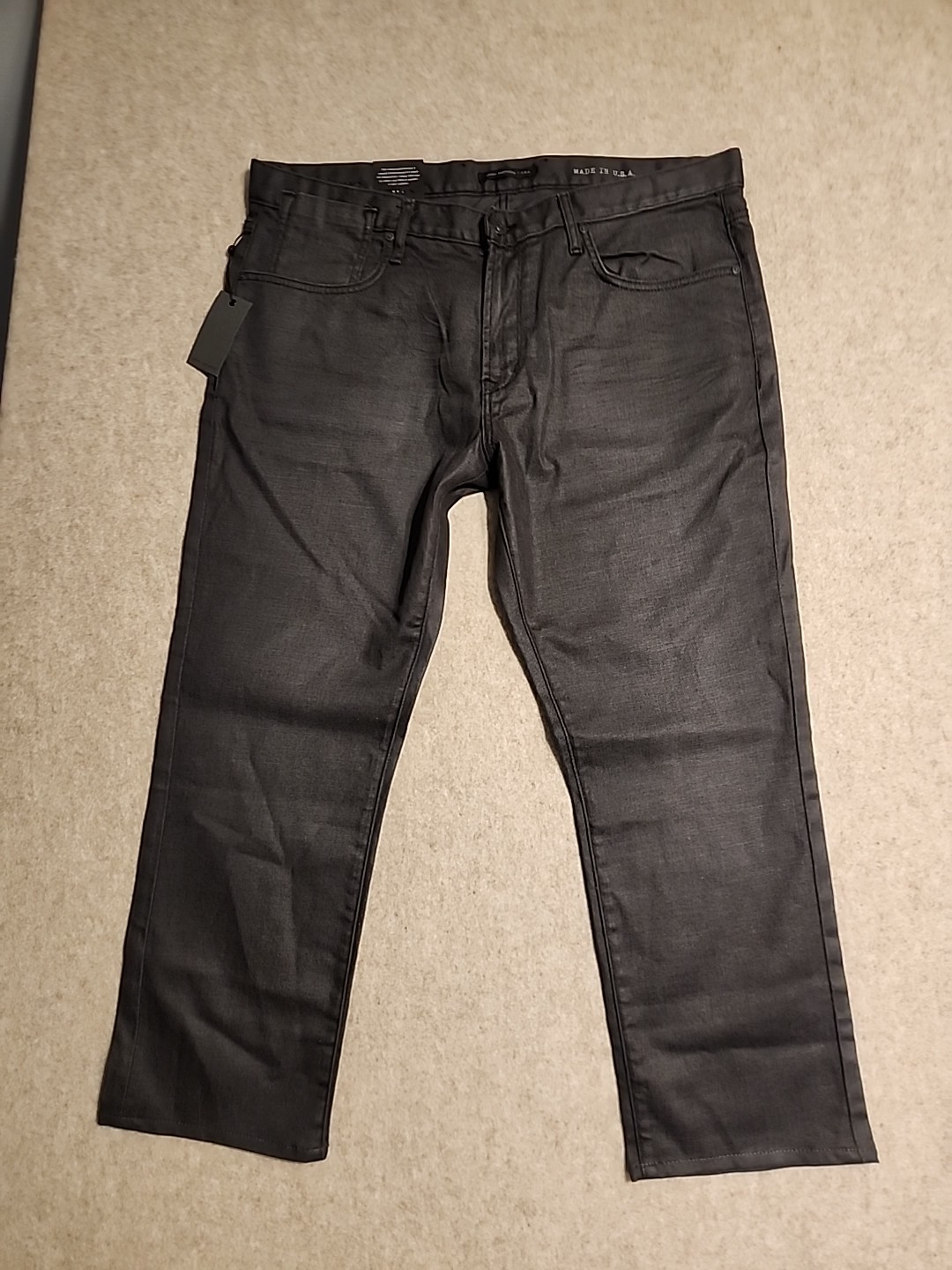 John Varvatos USA Men’s Bowery Slim Straight Jeans 38×27 NEW $228 J306Q3B-AOIE