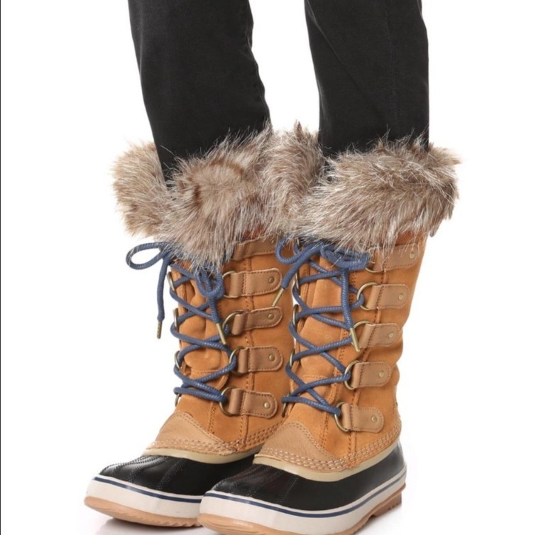 Sorel Waterproof Boots Women Camel Brown Black Suede Sz 6.5 – Joan Of Arctic