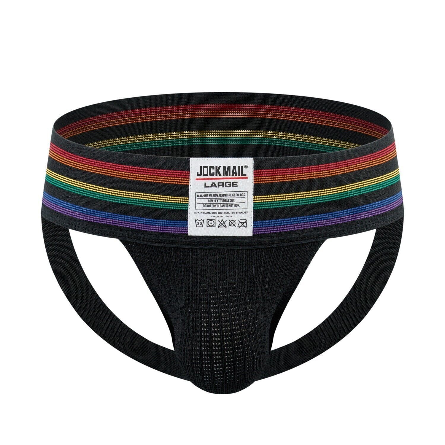JOCKMAIL Mens Sexy Butt Lifting Jockstrap 3″ Waistband Pouch Briefs Underwear