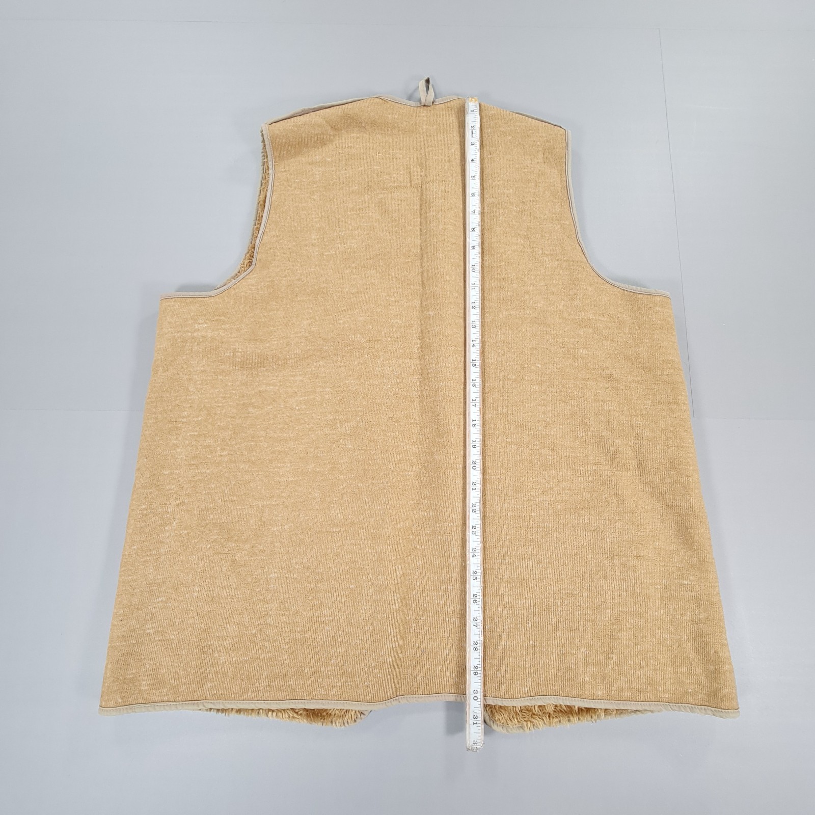 Vintage Barbour Warm Pile C 42 /107cm Faux Fur Acrylic Lining Gilet Vest 70s 80s