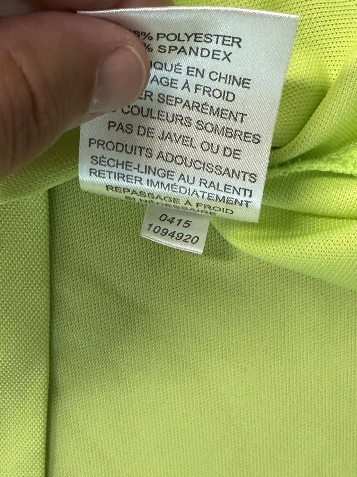 FootJoy FJ Men’s Lime Green Short Sleeve Golf Polo Sz L Performance Bear Lakes