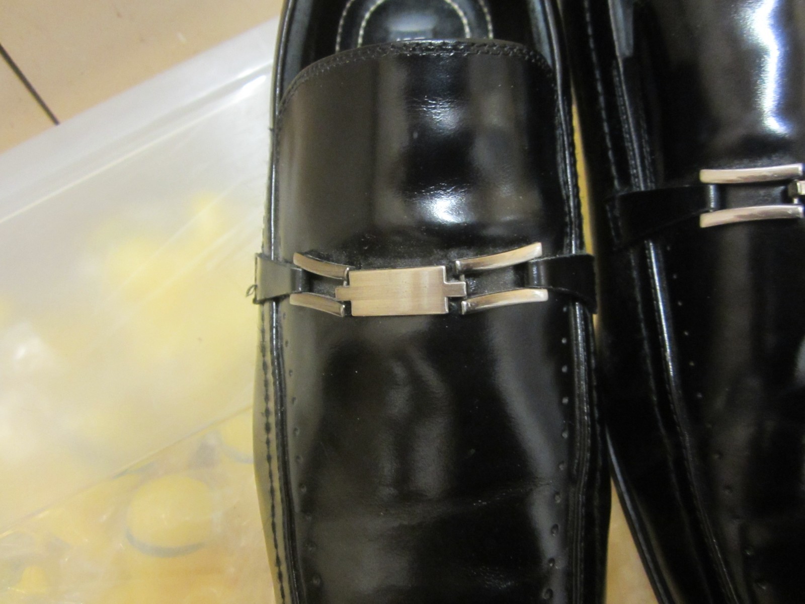 Stacy Adams Black leather and Made Man upper Dress Shoes Size 12W