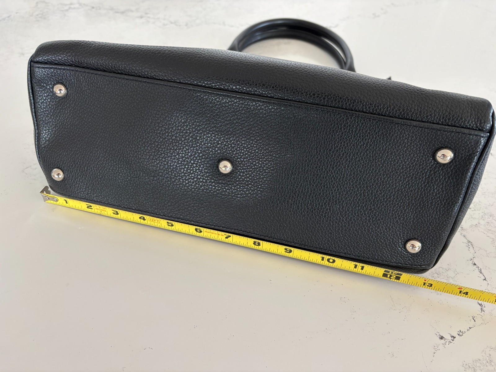 Longchamp Black Leather Handbag NWOT