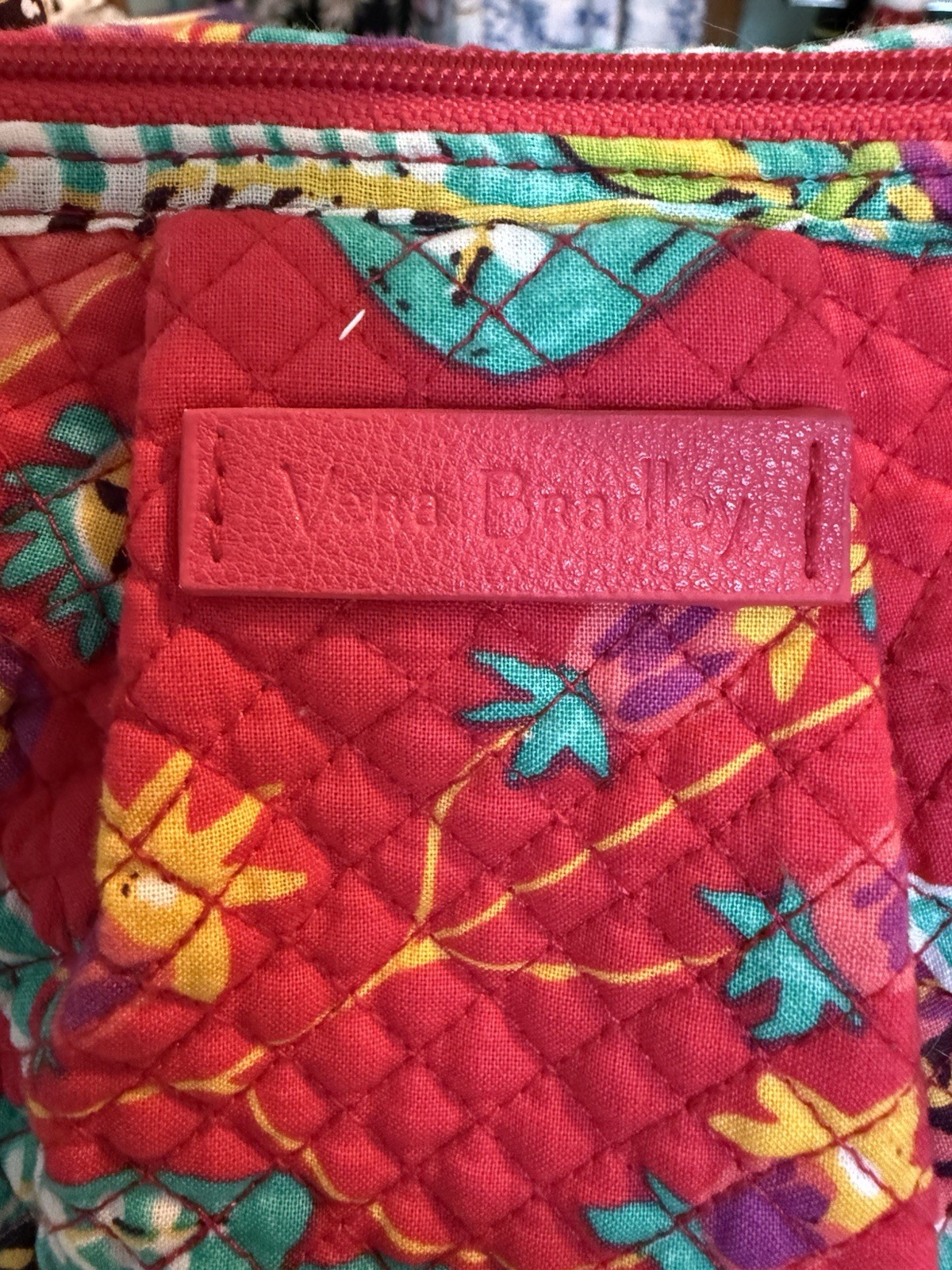 Vera Bradley Hadley Satchel In Rhumba