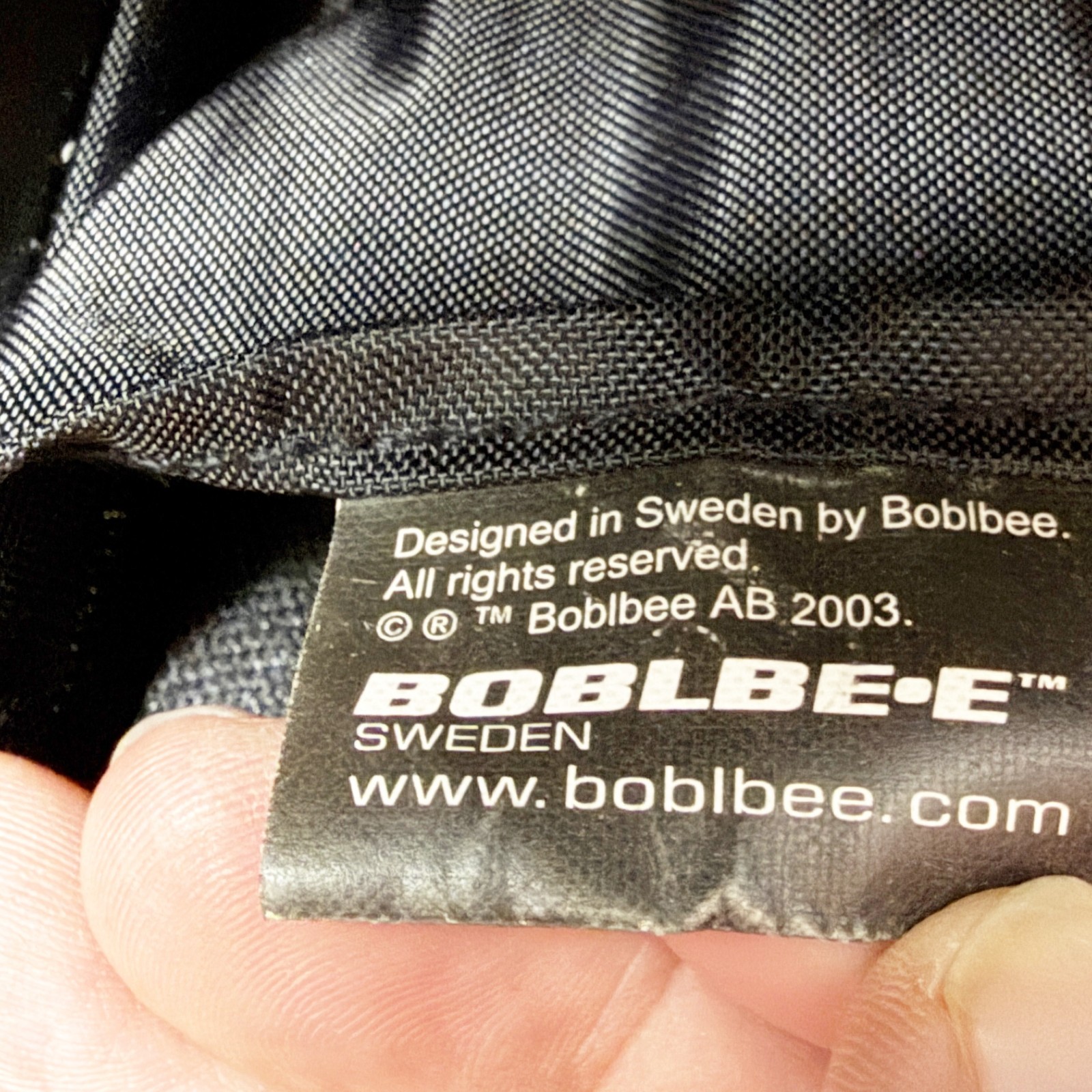 Boblbee HardShell Shoulder Bag Black Techwear Y2K Vintage Sweden Rare
