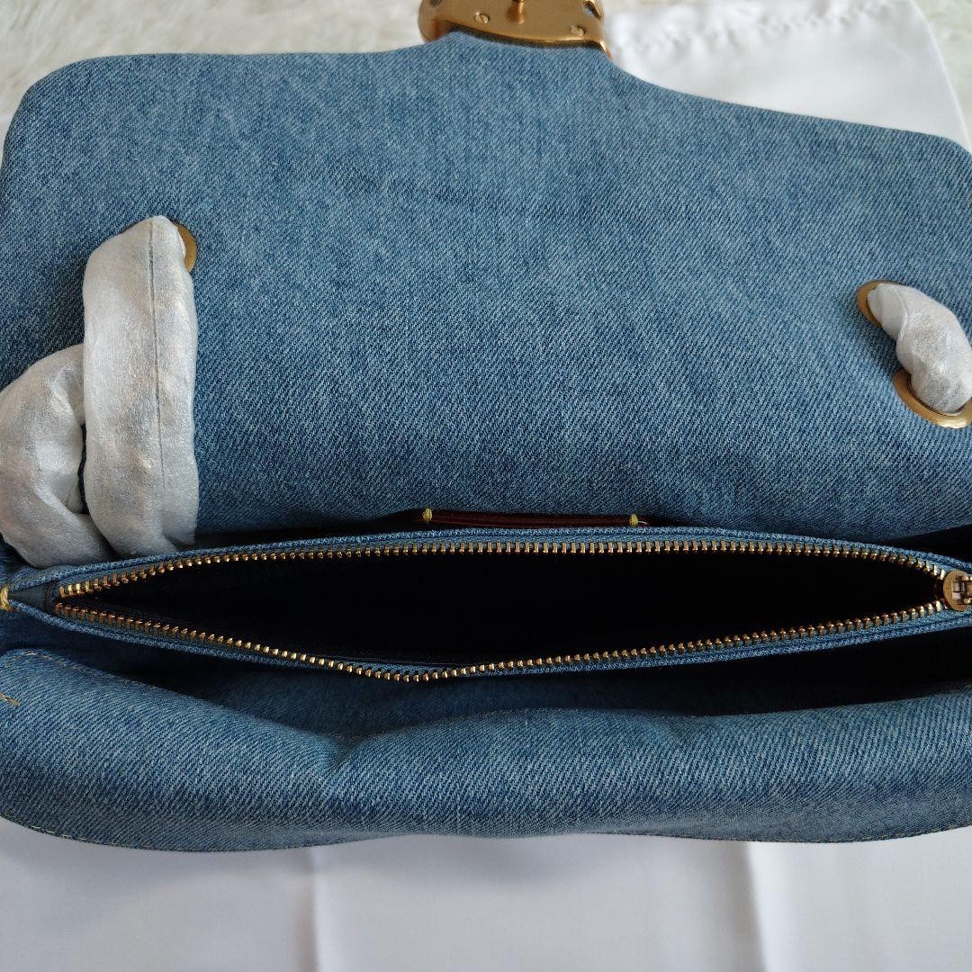 Brand New COACH Denim Quilted 26 Shoulder Bag CR704