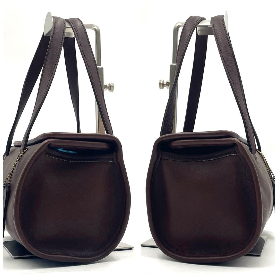 Excellent Condition Old Coach Handbag 2-way Shoulder Bag Turnlock 9045