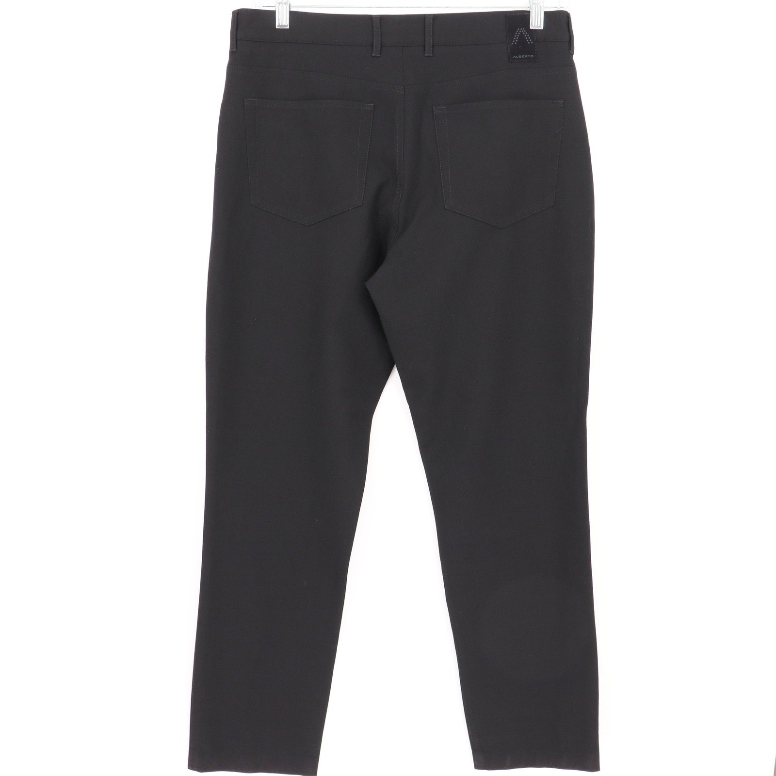 Alberto TOM Comfort Fit Ceramica Black Pants Mens Size 50 34×31 Business Casual