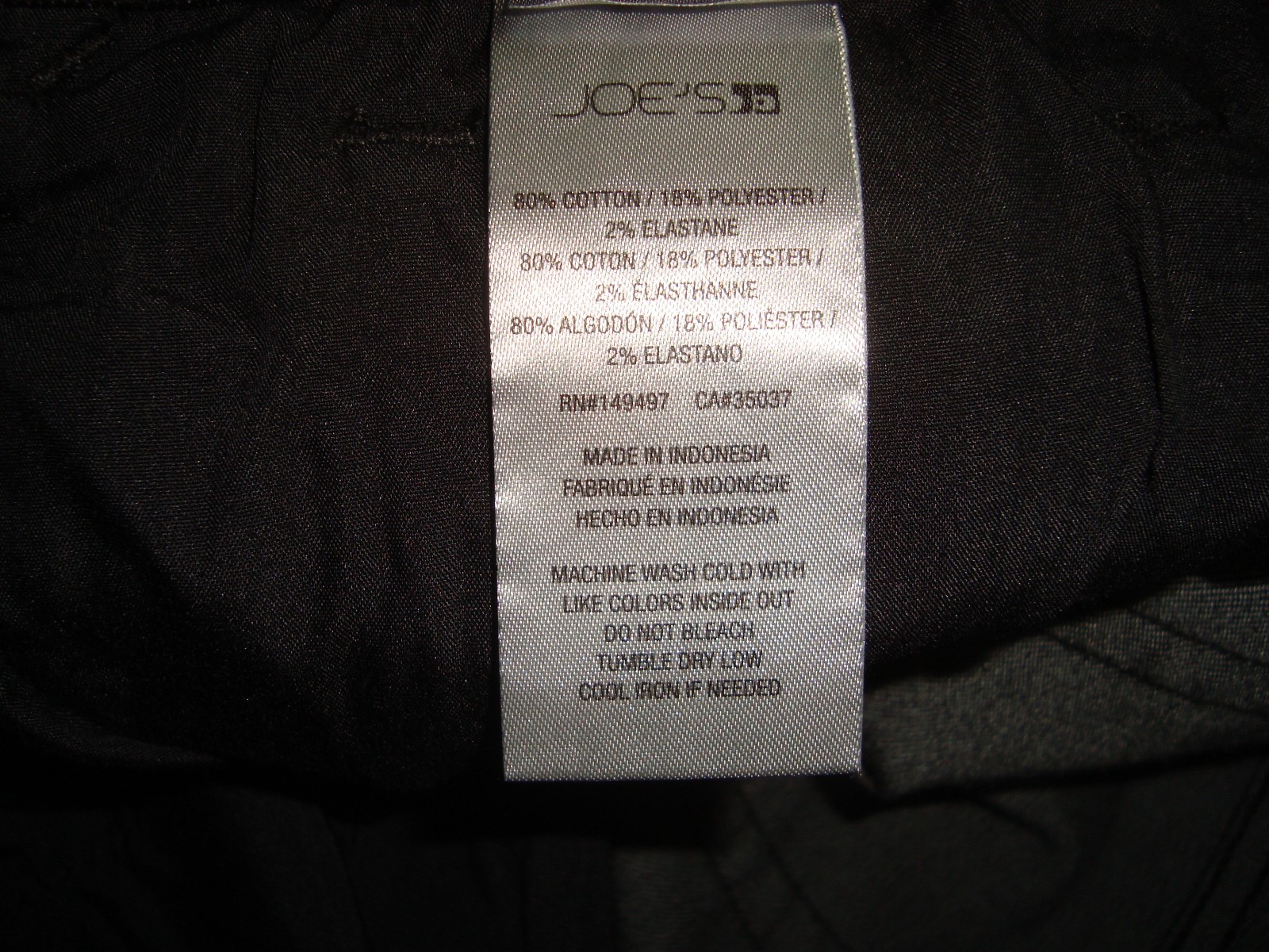 JOE’S JEANS BLACK MEN’S THE BRIXTON STRAIGHT + NARROW SIZE 32 X 32 BNWT!