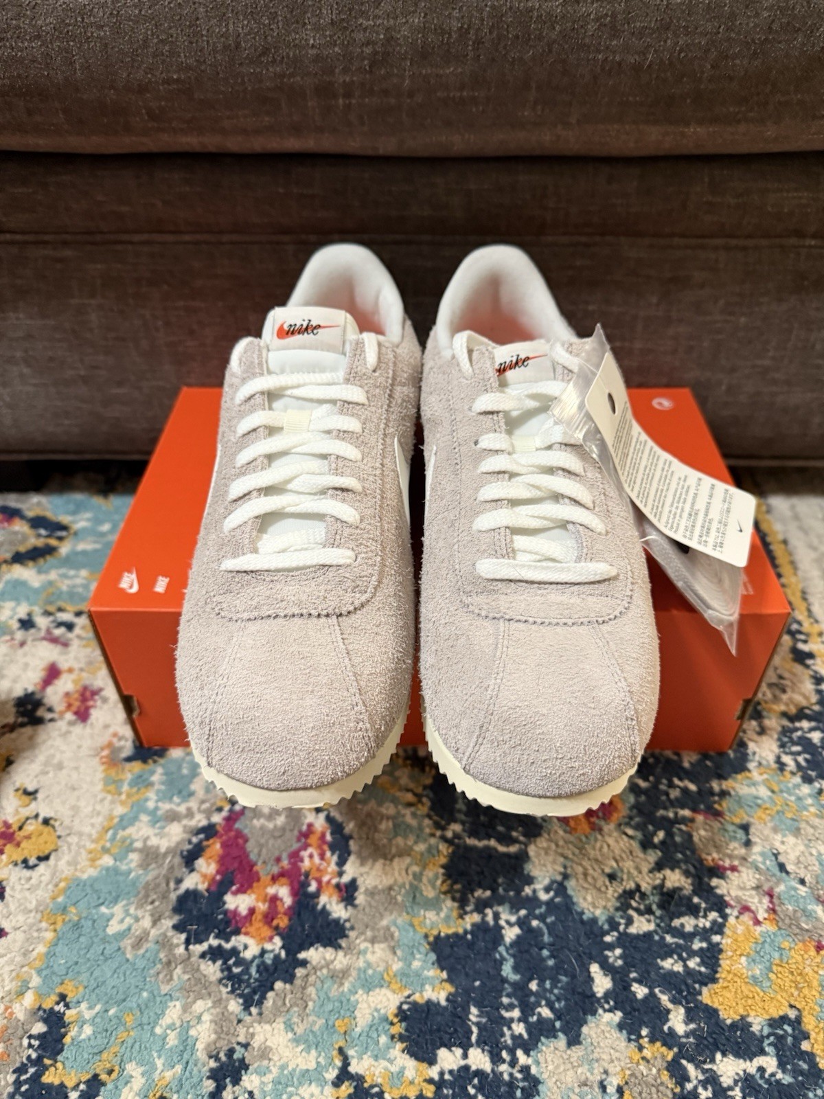 Size 8 – Nike Cortez SE College Grey Team Red