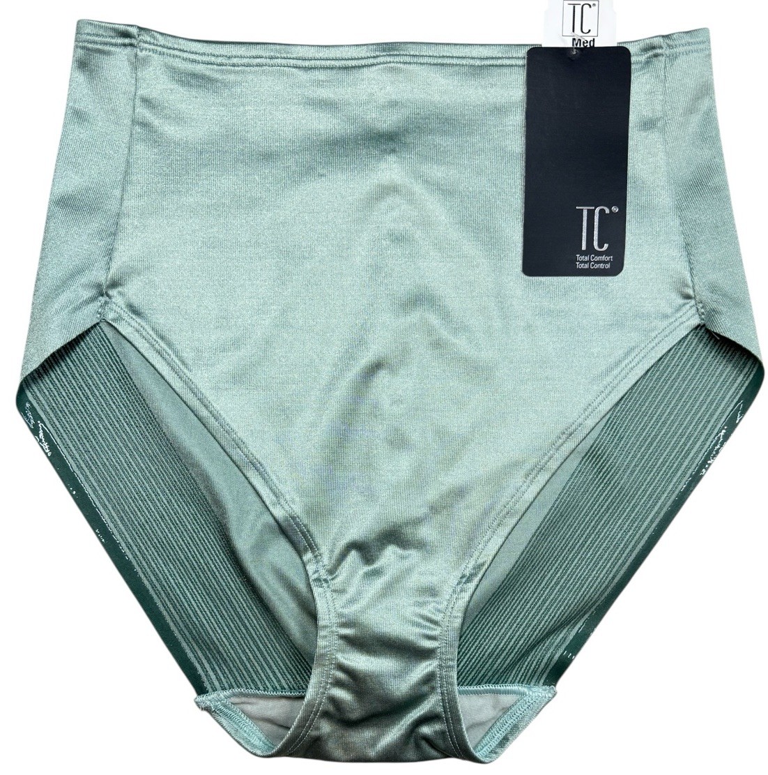 TC FINE INTIMATES Women’s Shaping Brief Panty Moss Green MEDIUM Control Size M