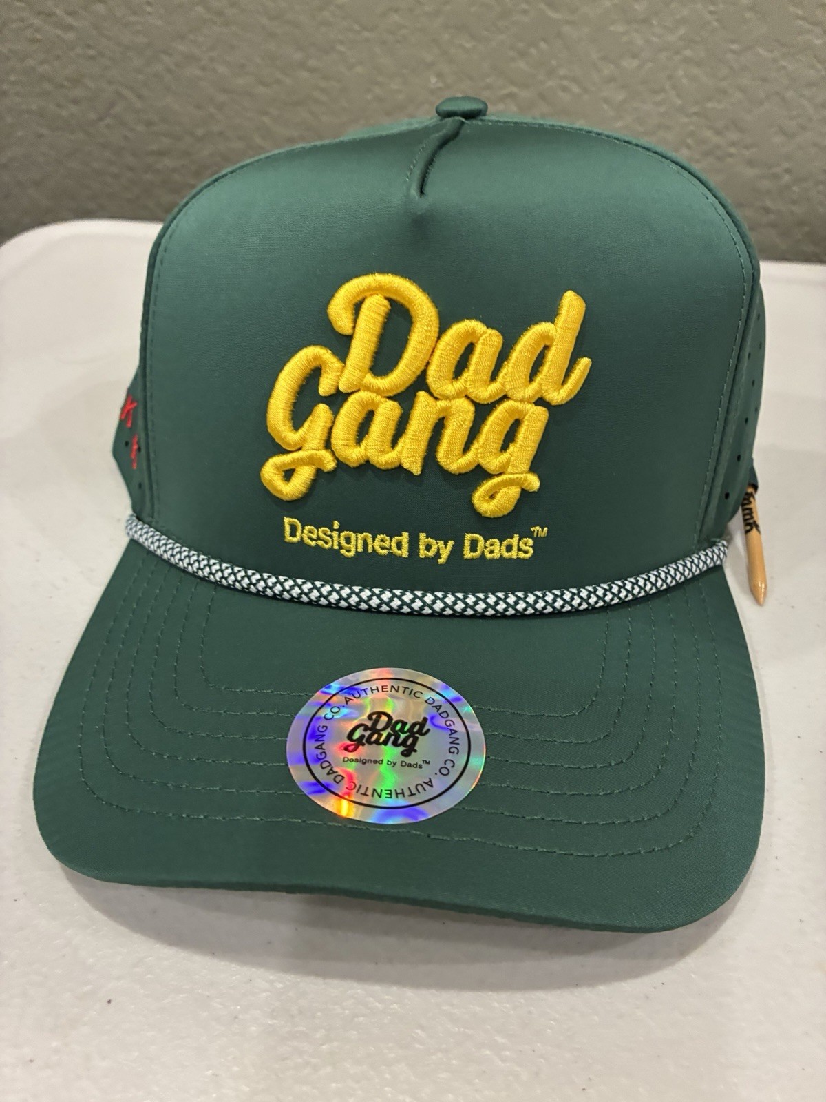 NWT Dad Gang Fairway SnapBack Golf Hat With Tee Green