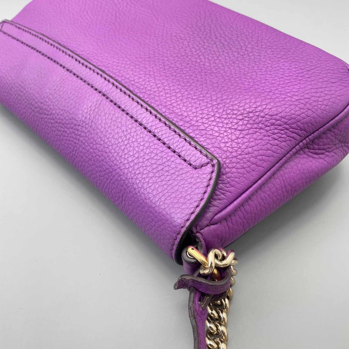 Gucci Pre-Owned Authentic Crossbody Bag Purple 25*15*5cm Free Tracked Shipping