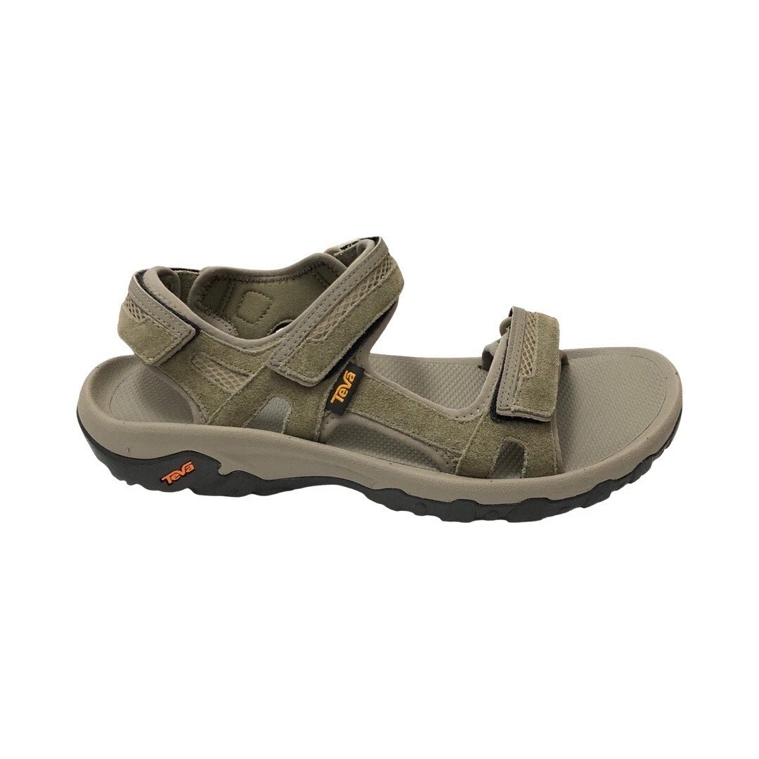 Teva Men’s Hudson Bungee Cord Brown Suede Hiking Sandals 1002433 Size 8