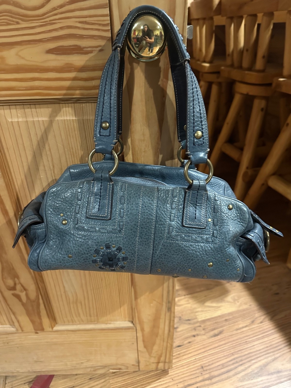 Limited edition rare vintage Coach Mia Satchel from the 2006 Holiday Collection.