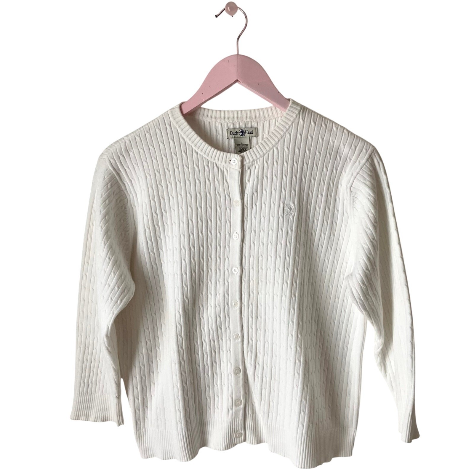Vintage Duck Head Cotton Cardigan